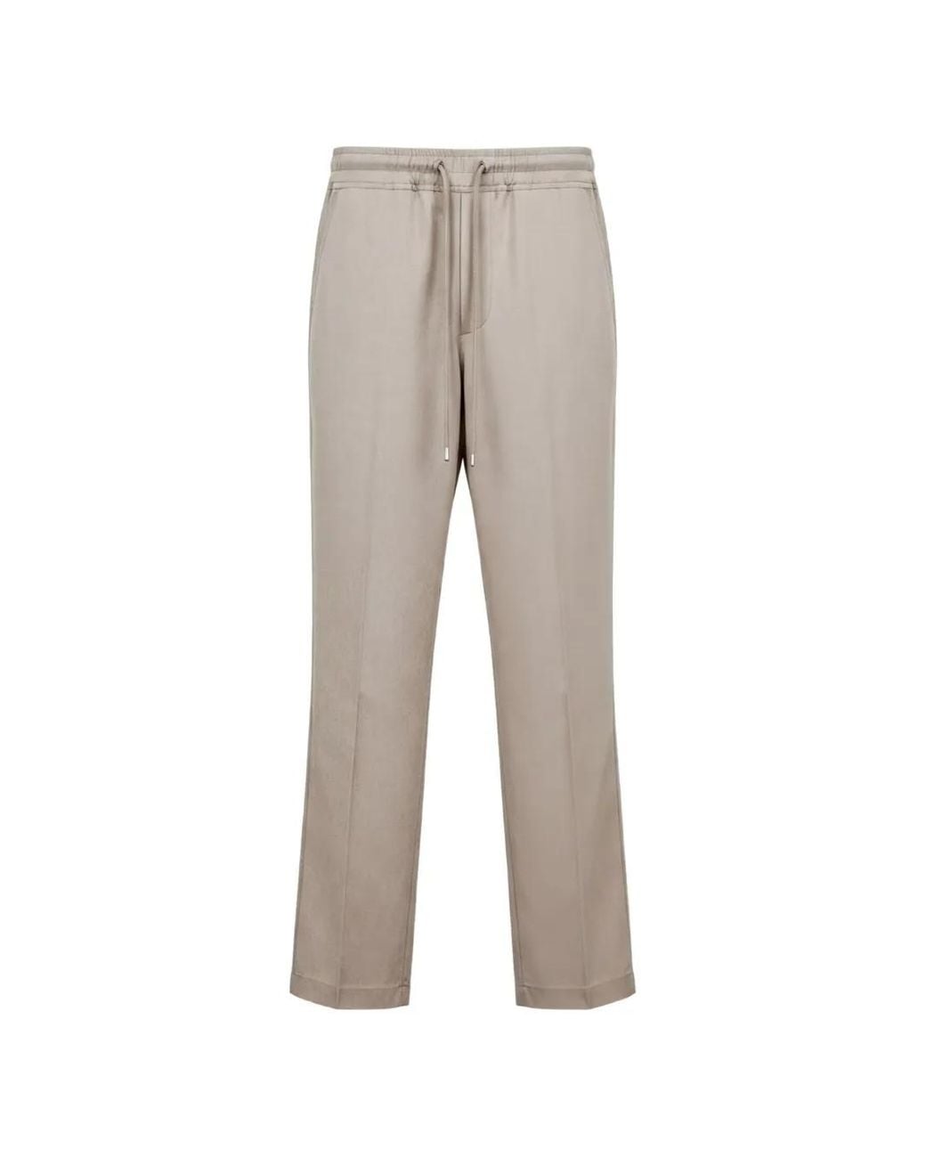 Rick Owens Gray Drawstring-Waist Tapered Trousers