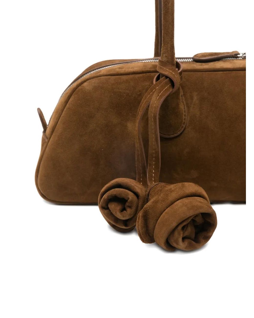 Magda Butrym Brown Brigitte Suede East-West Bag