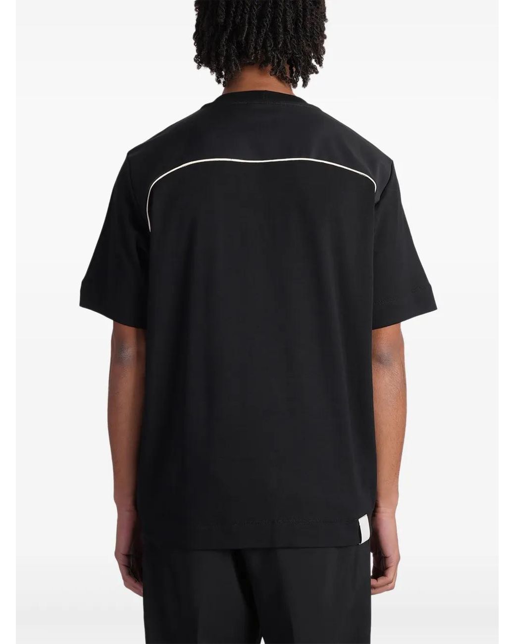 T-Shirt À Patch Logo Rhun pour homme en coloris Black