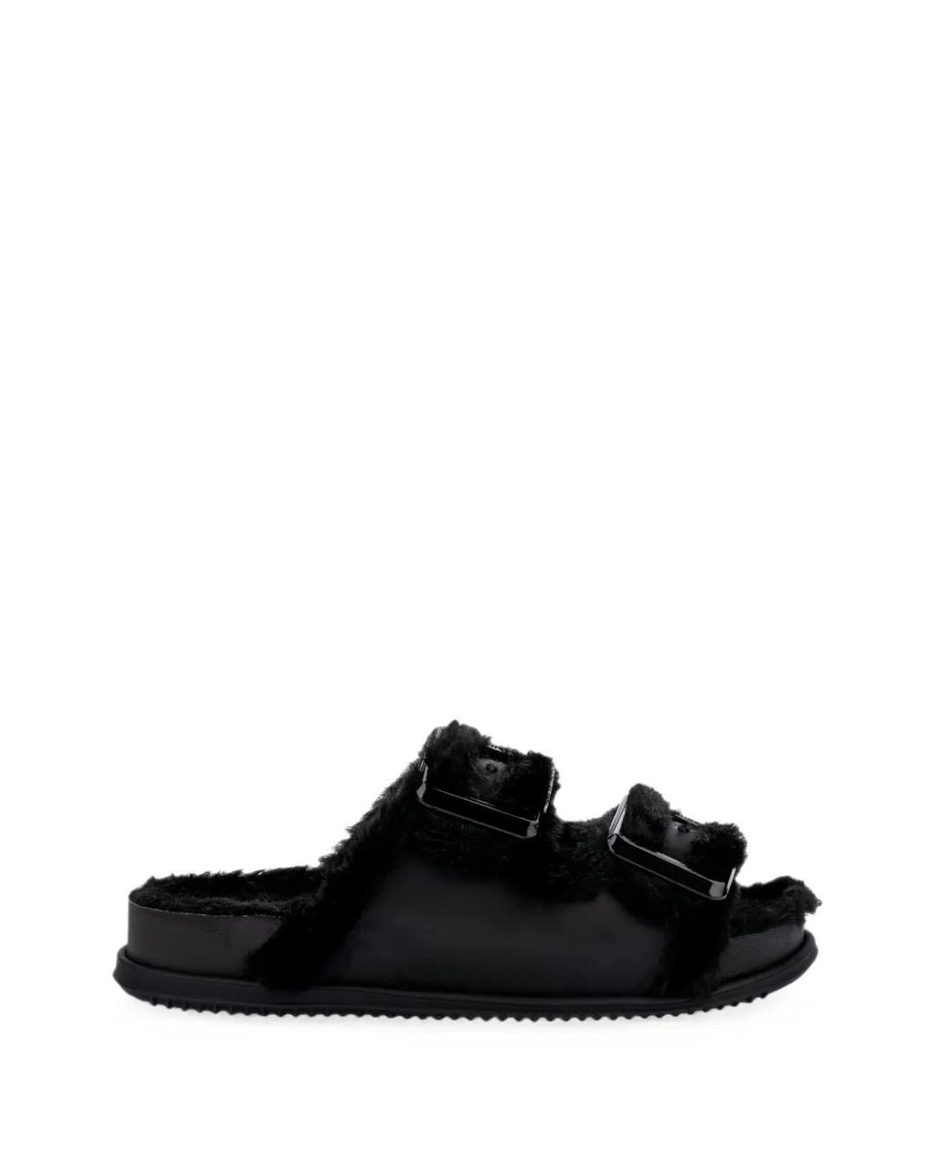 Melissa Black Cozy Warm Sandals