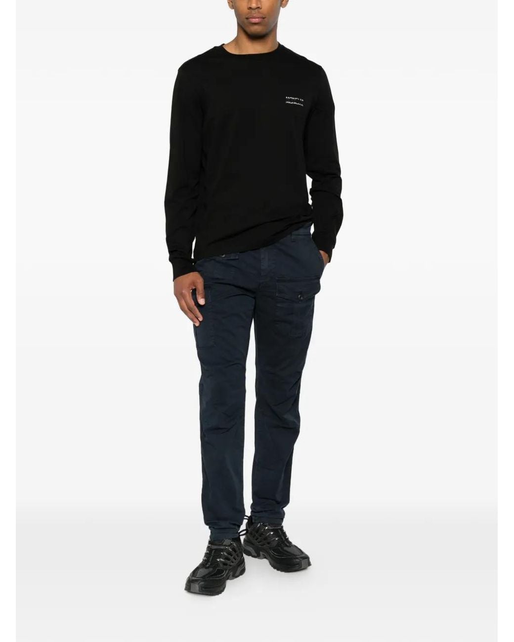 Mason's Blue George Cargo Pants for men