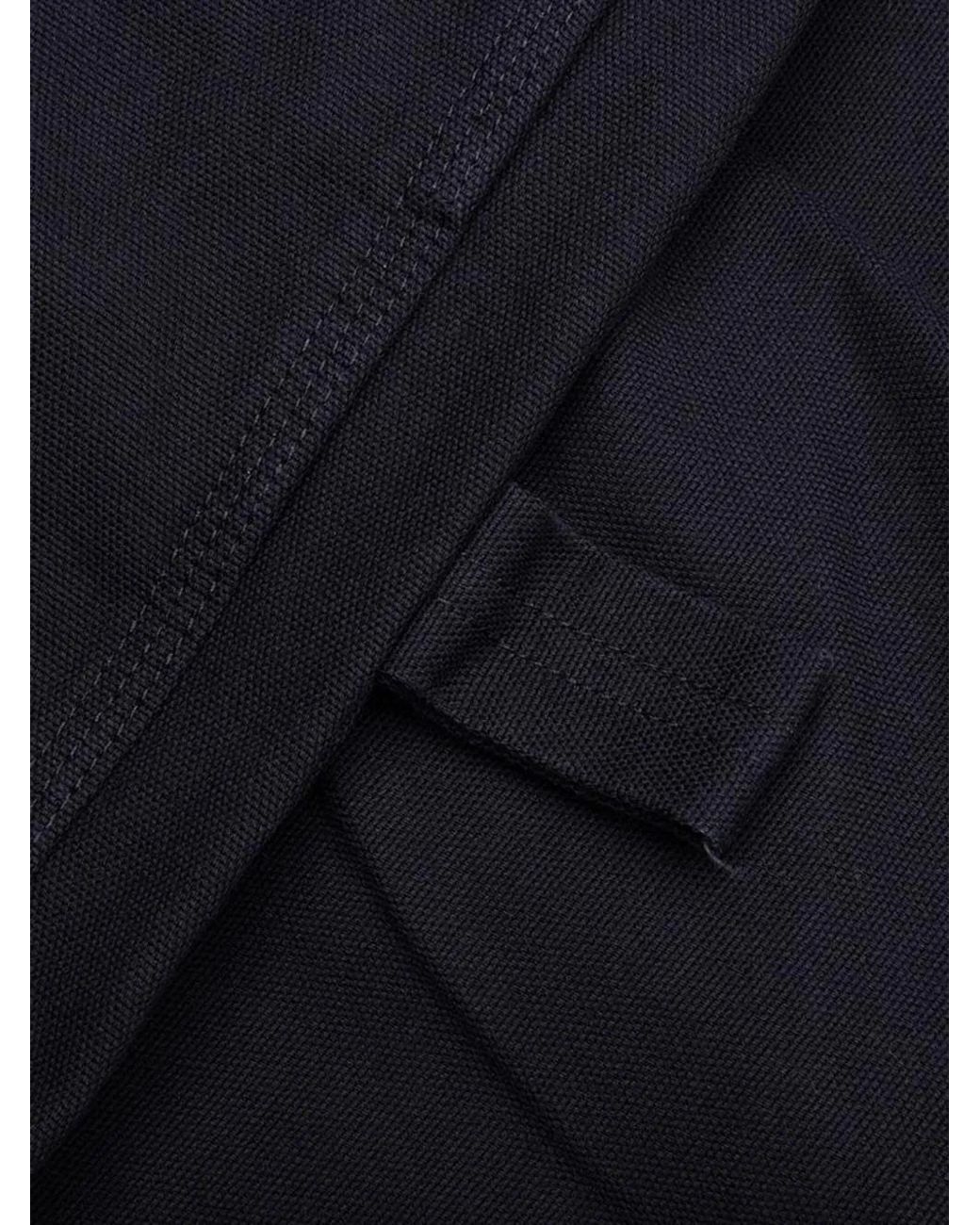 South2 West8 Blue Logo-Patch Trousers for men