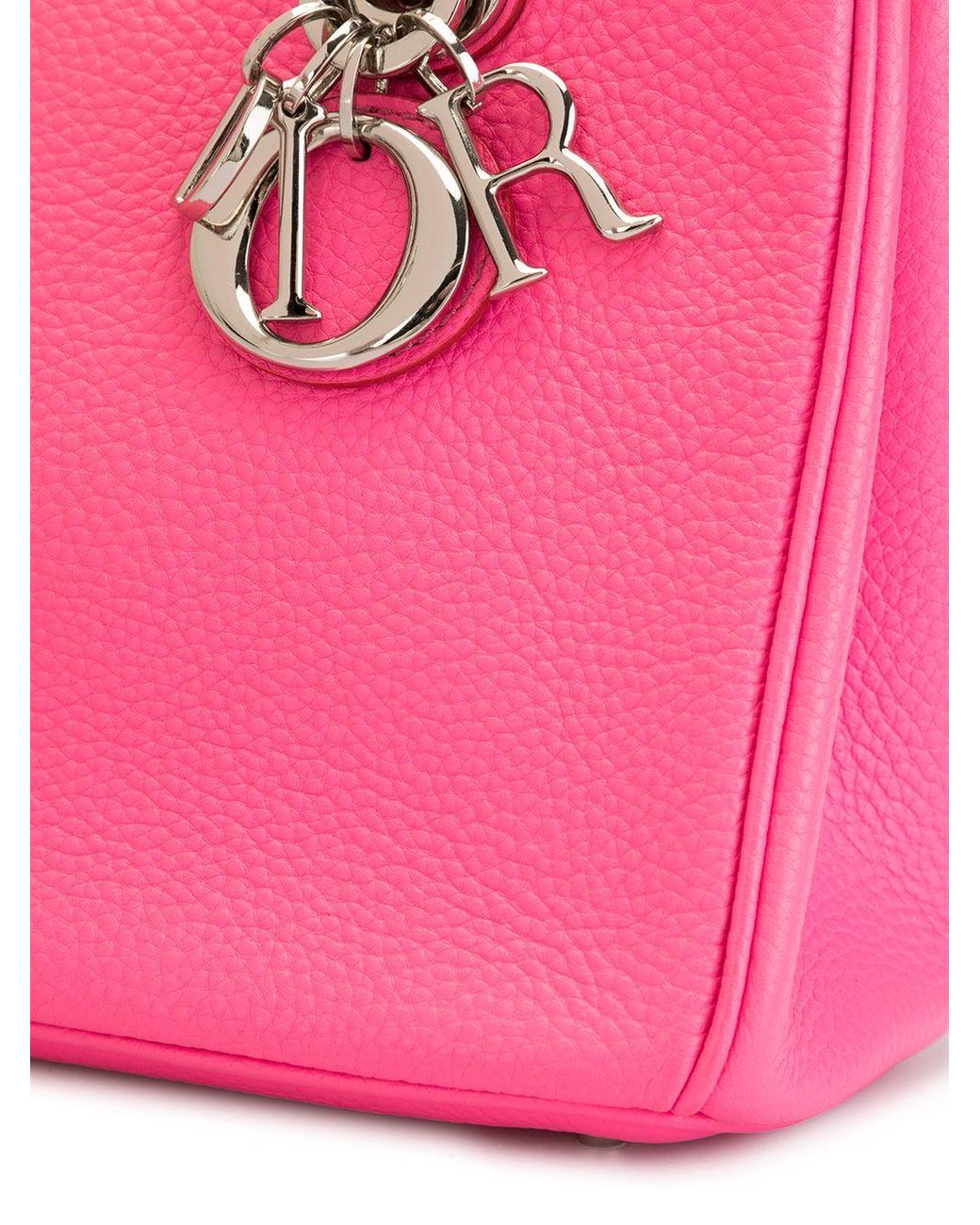 Mini sac à main Lady Dior Dior en coloris Rose | Lyst