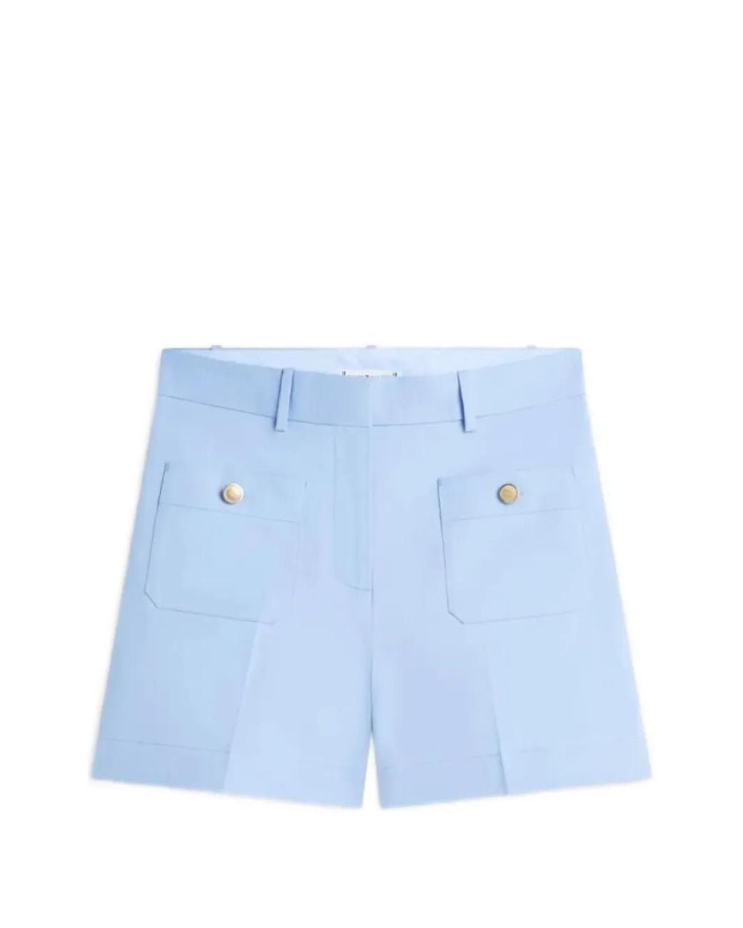 Tommy Hilfiger Blue Button-Flap Pocket Shorts