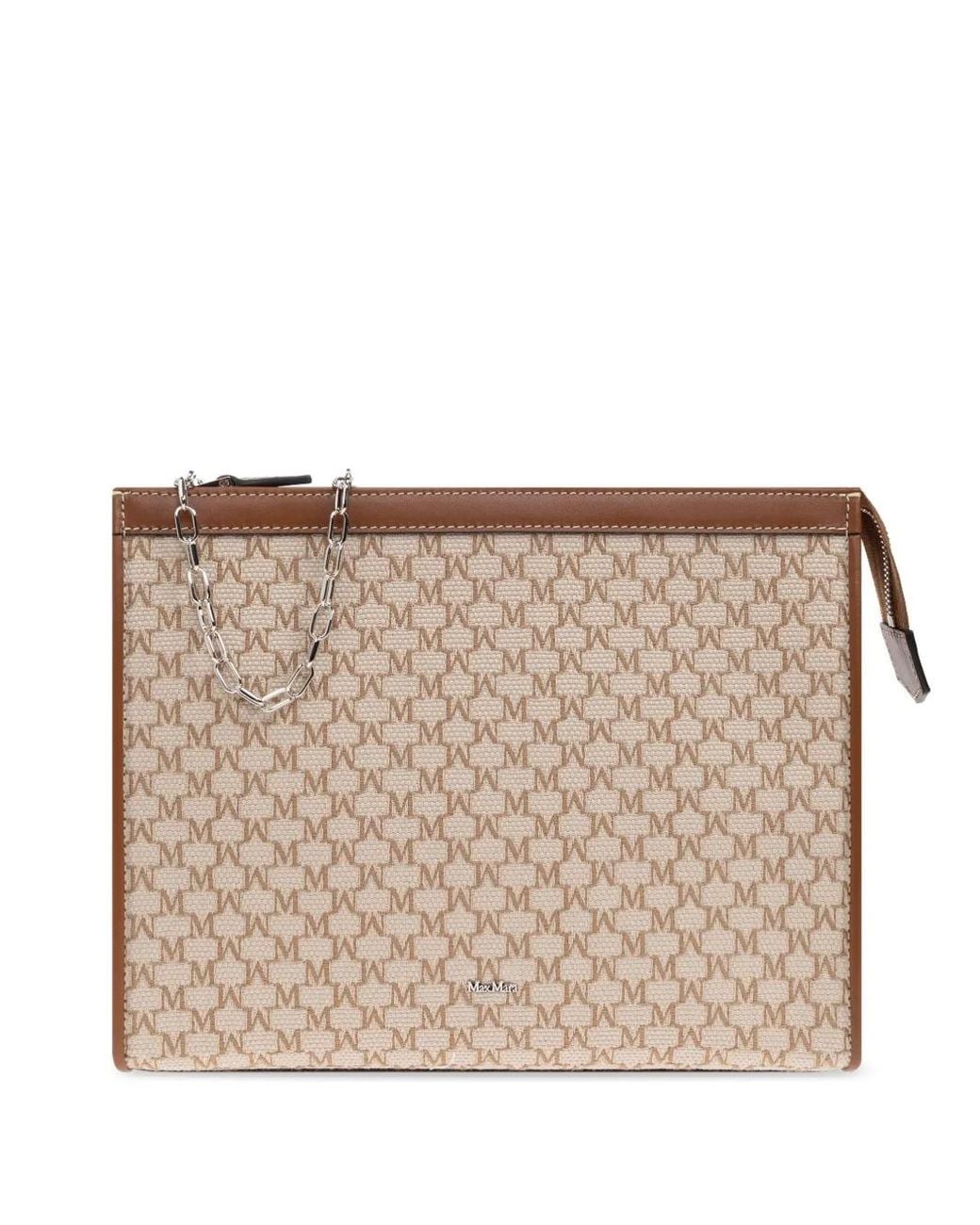Max Mara Natural Mmtroussem Clutch Bag