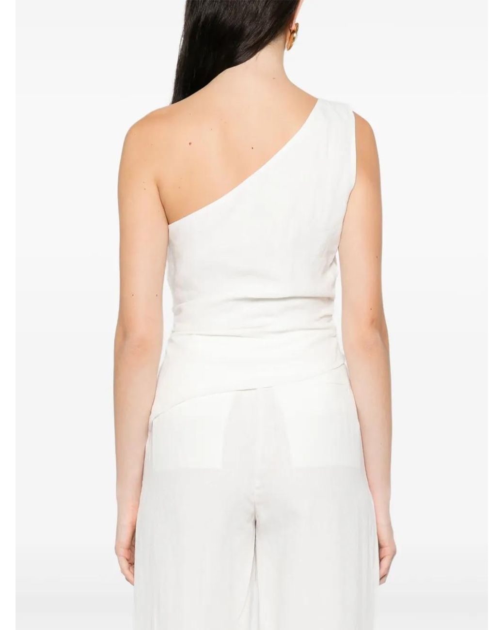 Occleus August Top in het White