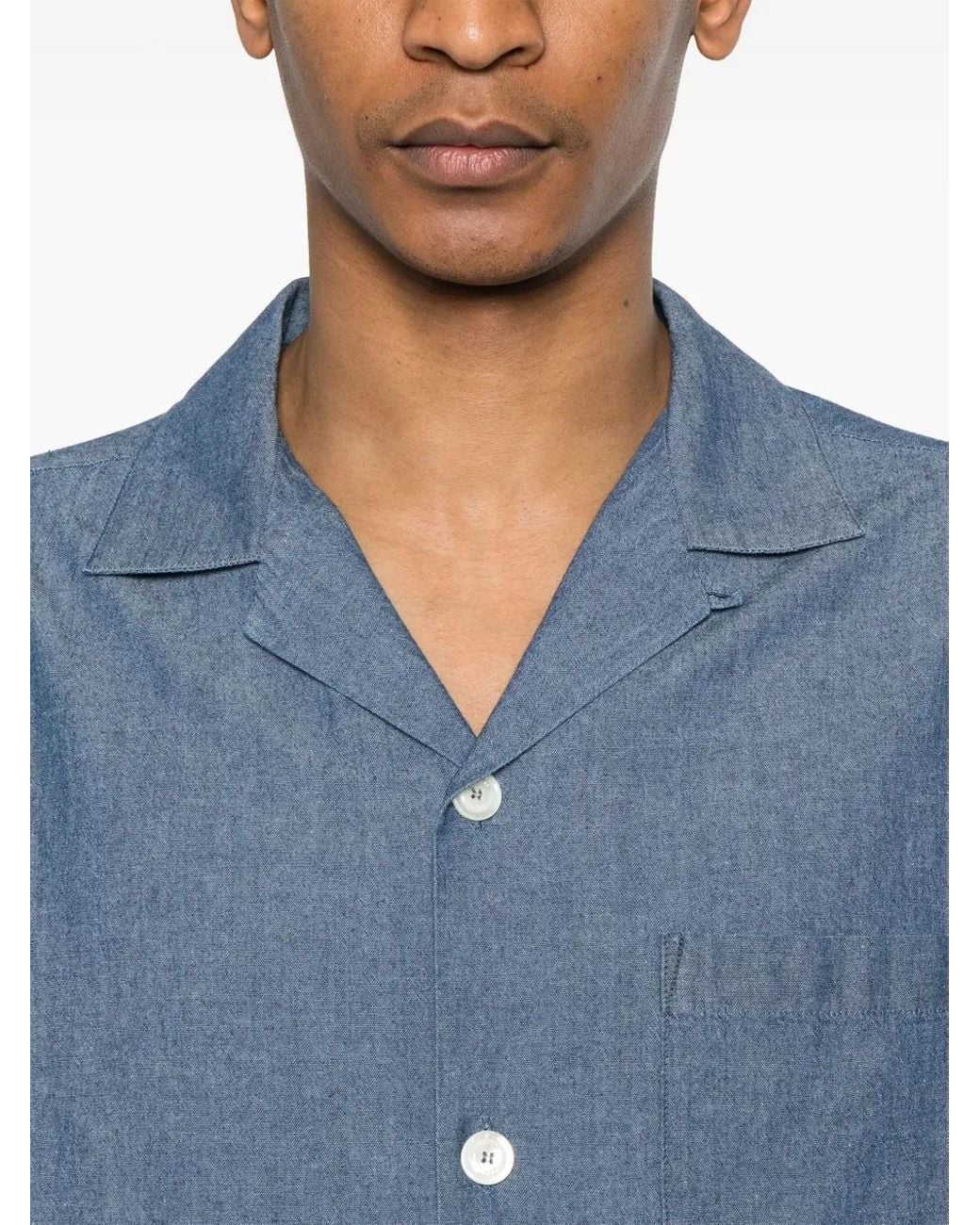 Aspesi Blue Jarvis Shirt for men