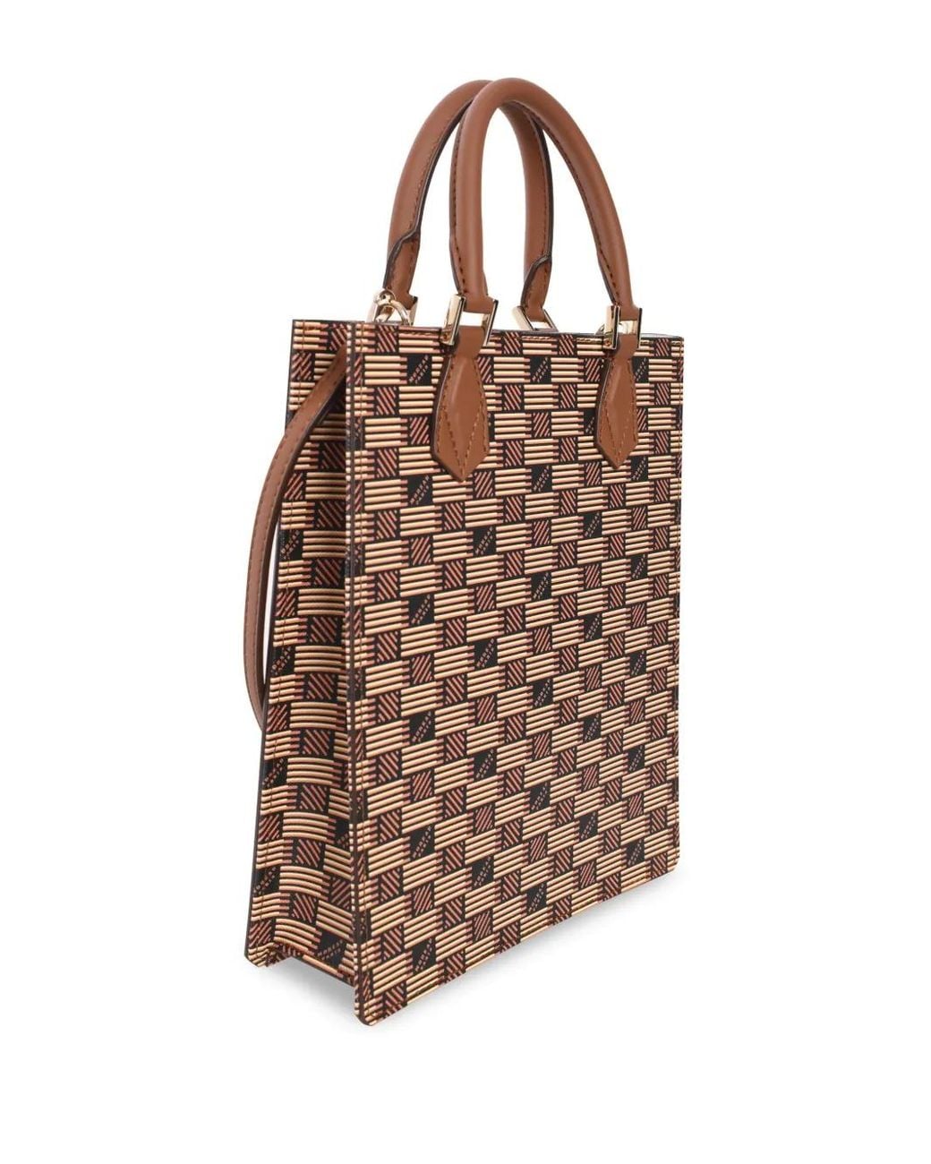 Moreau Brown Monogram-Print Tote Bag