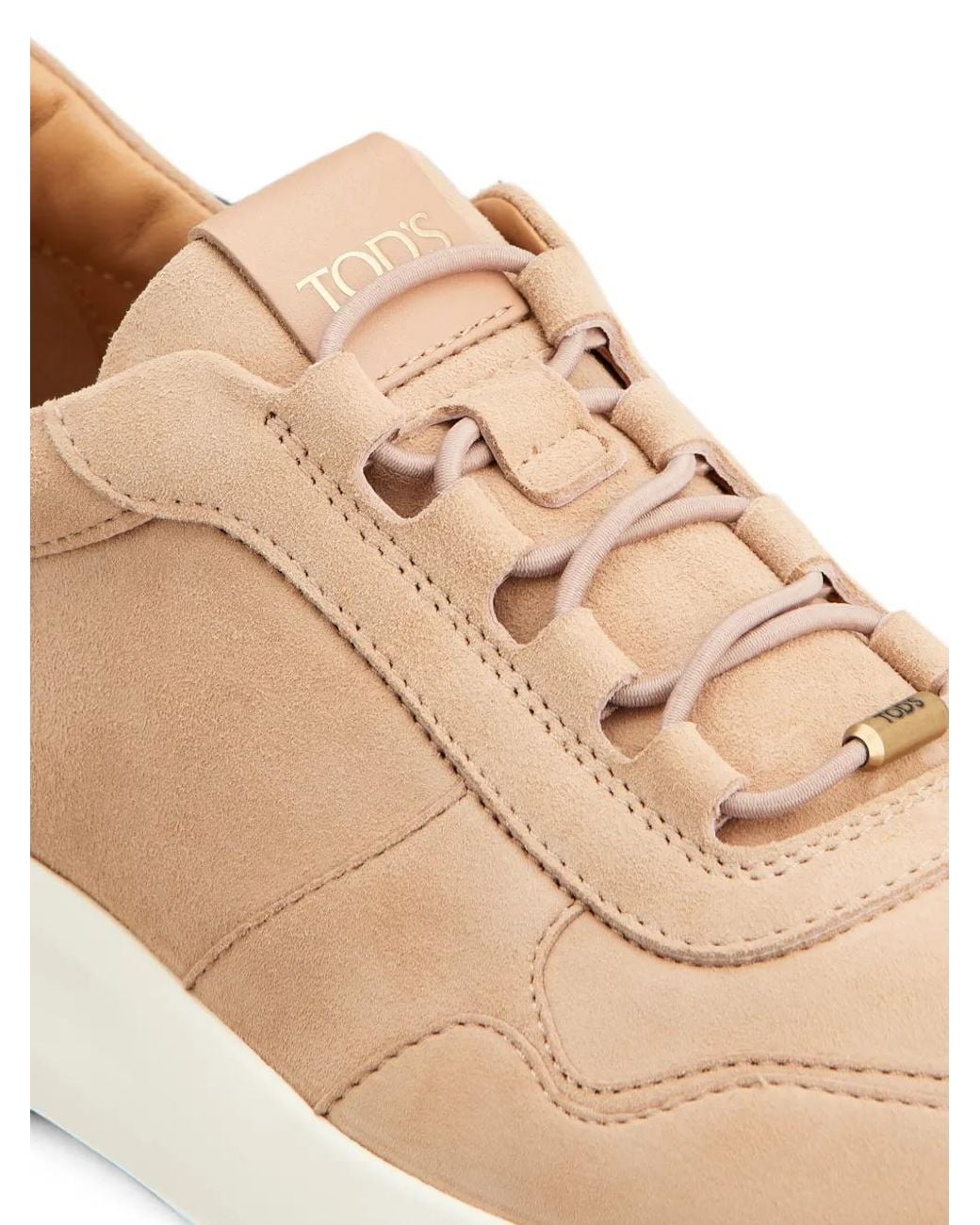 Baskets Dot En Daim Tod's en coloris White