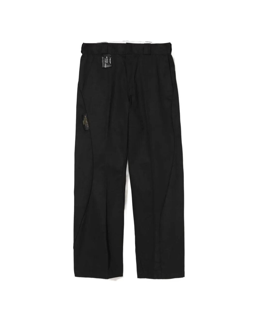 Undercover Black X Dickies Logo-Patch Straight-Leg Trousers for men