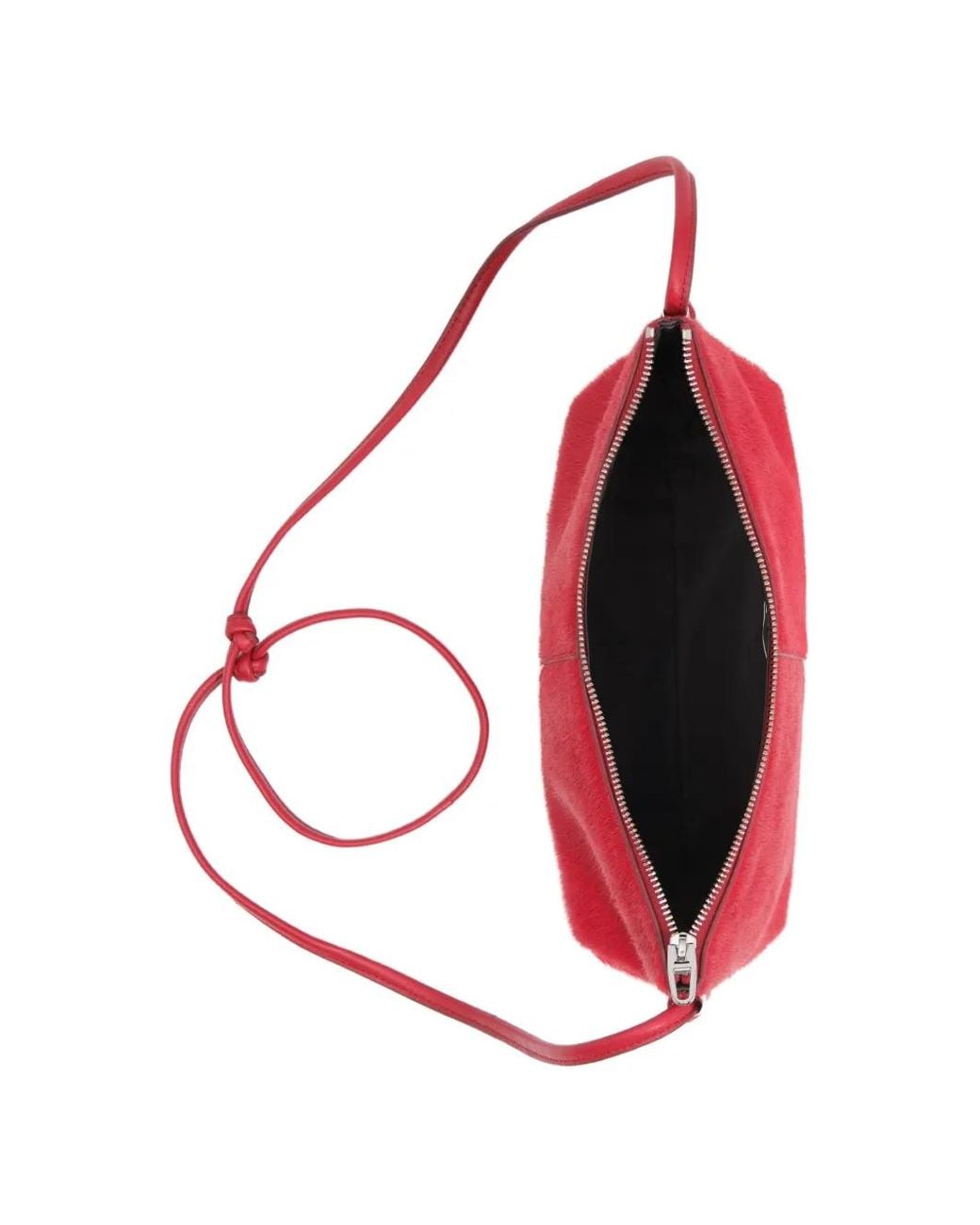 Bimba Y Lola Red Small Lava Hair Shoulder Bag