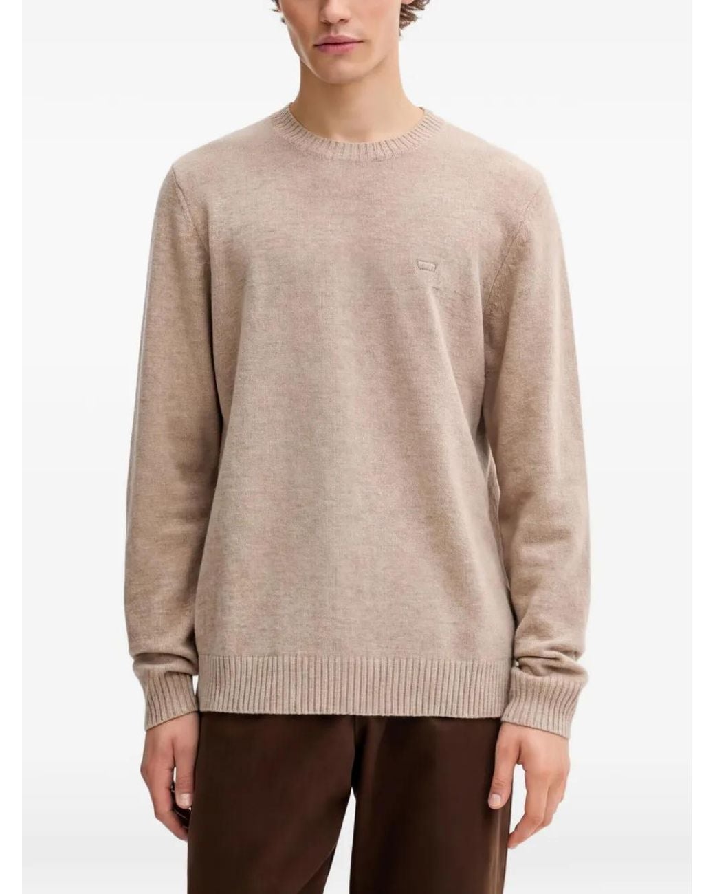 Levi's Natural Pull À Logo Brodé Et Col Ras Du Cou for men