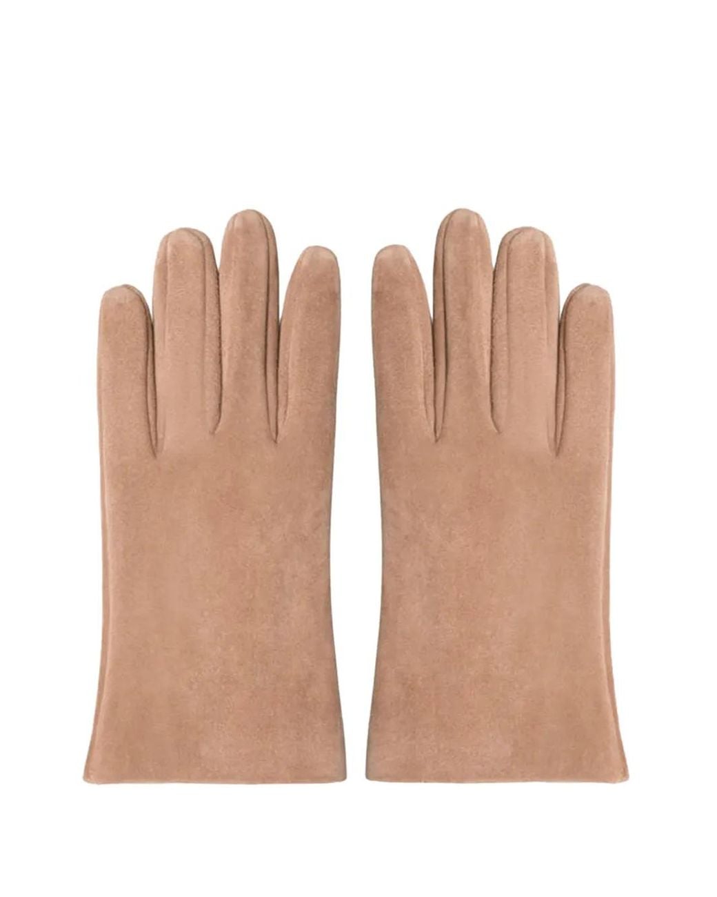 Gianvito Rossi White Suede Gloves