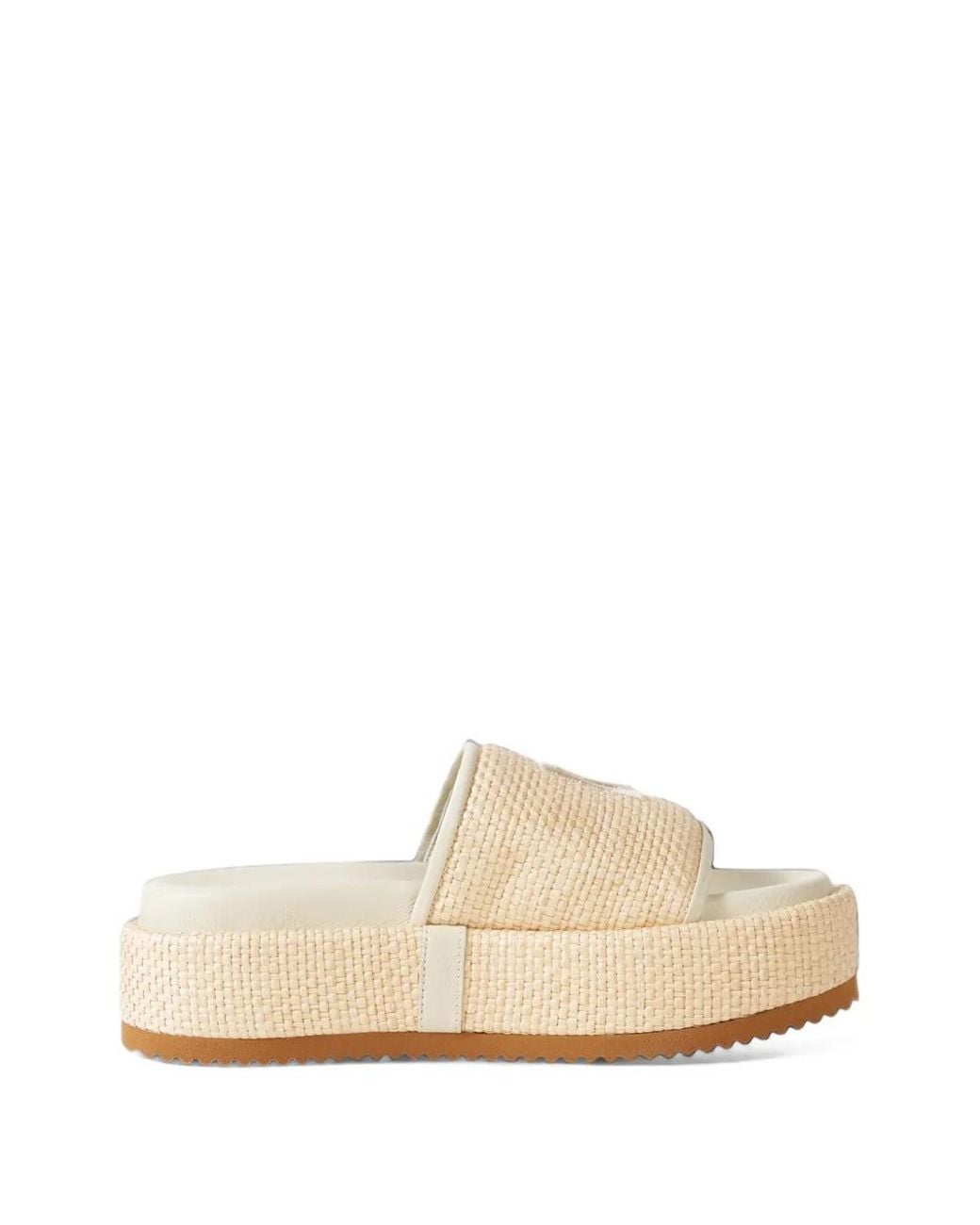 Bogner White Sorrento Platform Sandals