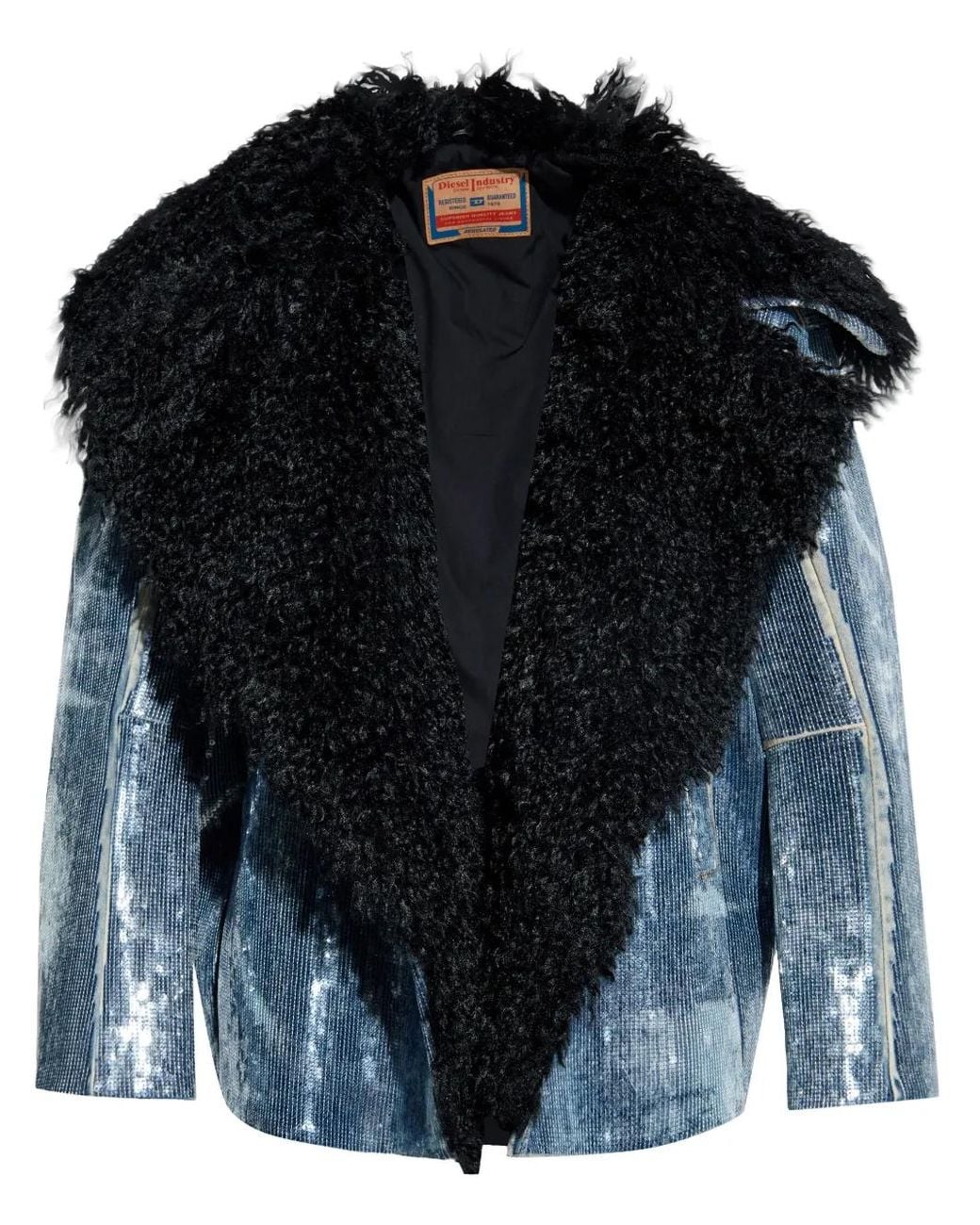 DIESEL Black Jacket De-Bika-S