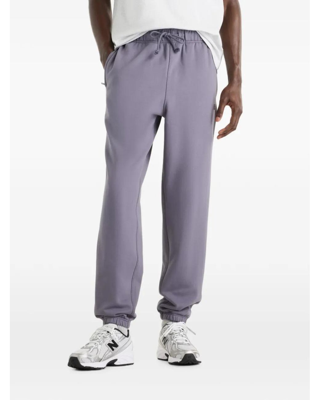 New Balance Blue Athletics French Terry Joggers for men