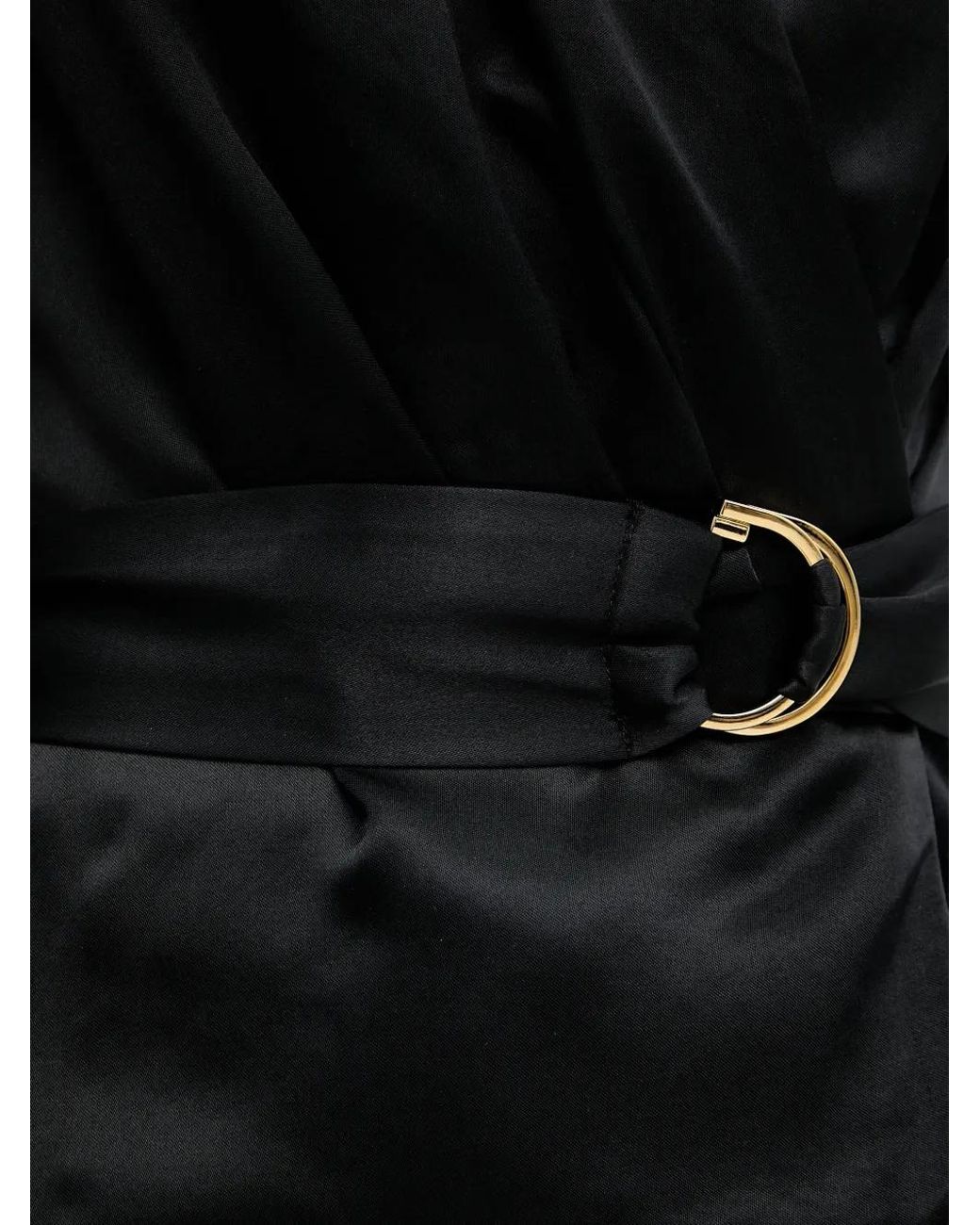 MARCIANO BY GUESS Black Belted Sleeveless Top