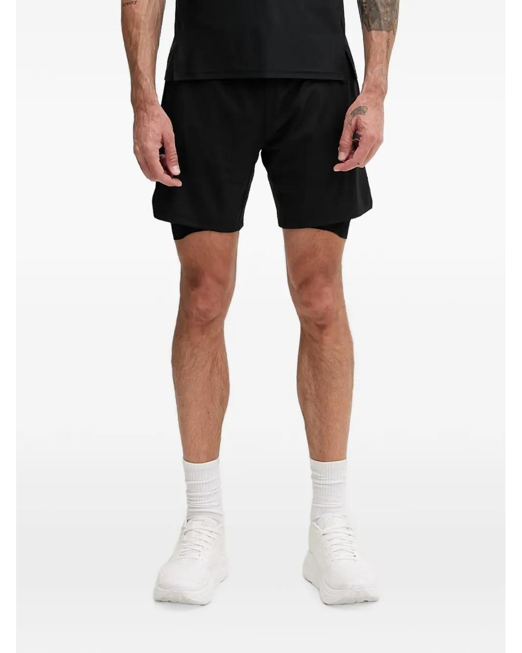 X Bionic Shorts Met Logoprint in het Black voor heren