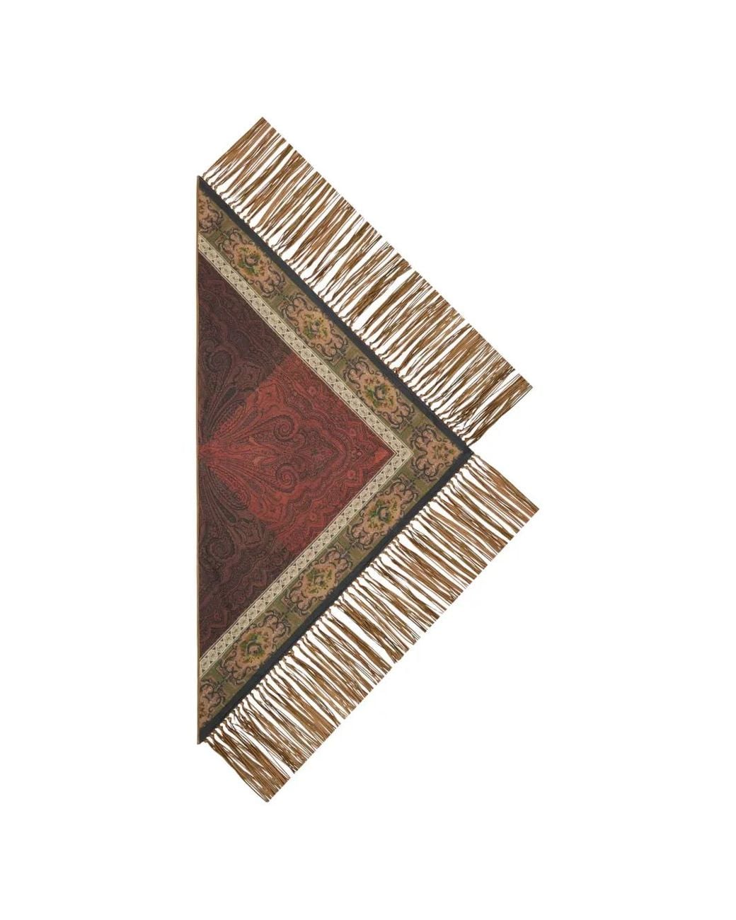 Pierre Louis Mascia Metallic Pankake Shawl Scarf