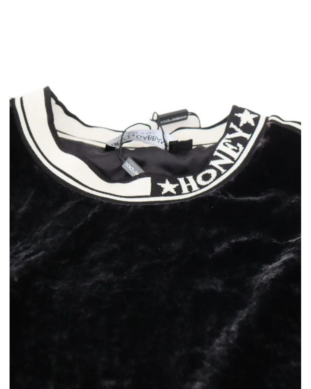 Dolce & Gabbana Black Logo-Tape Sweater