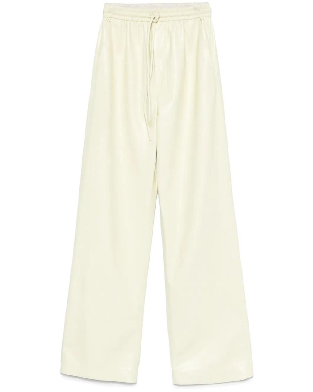 Nanushka White Calie Trousers