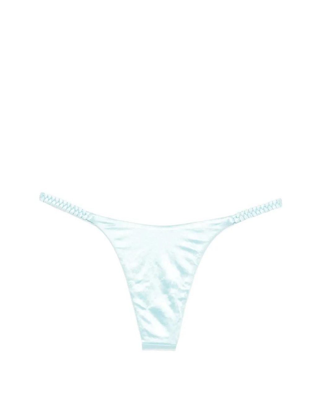 Isa Boulder Blue Weave Side Bikini Bottom