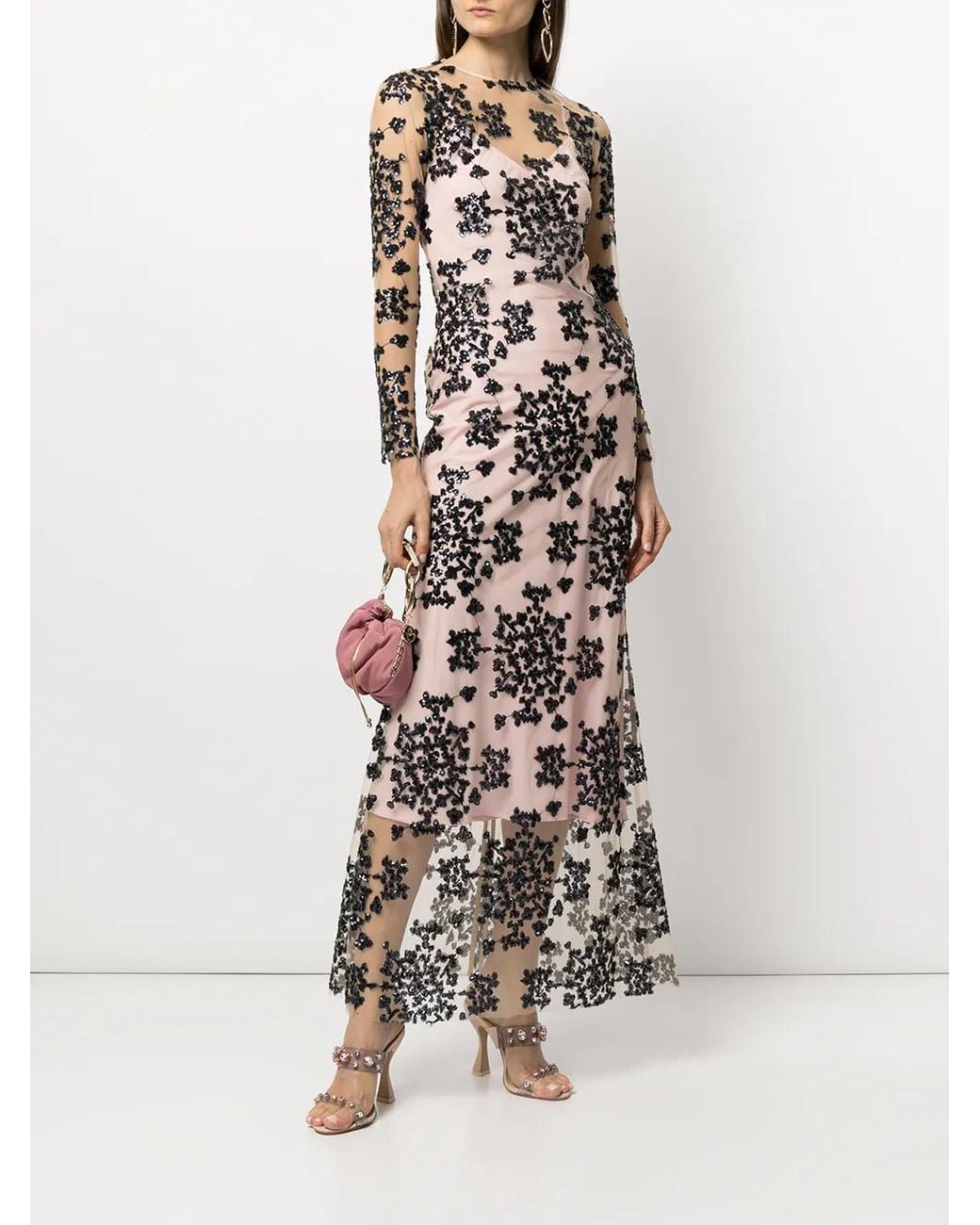 Macgraw White Cavalleri Sequinned Dress