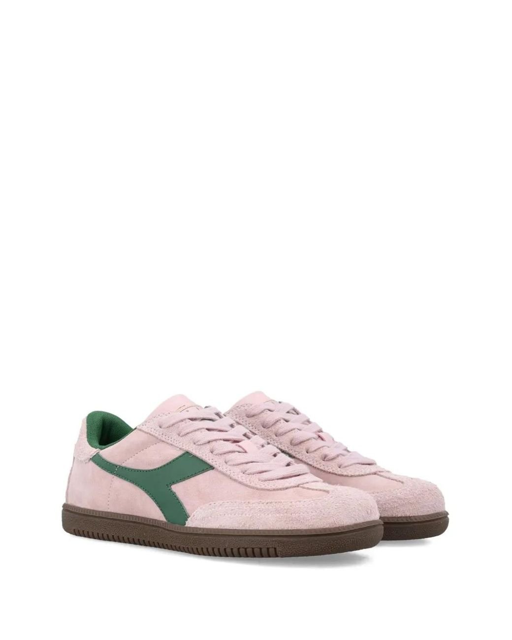Diadora Pink Suede Trainers
