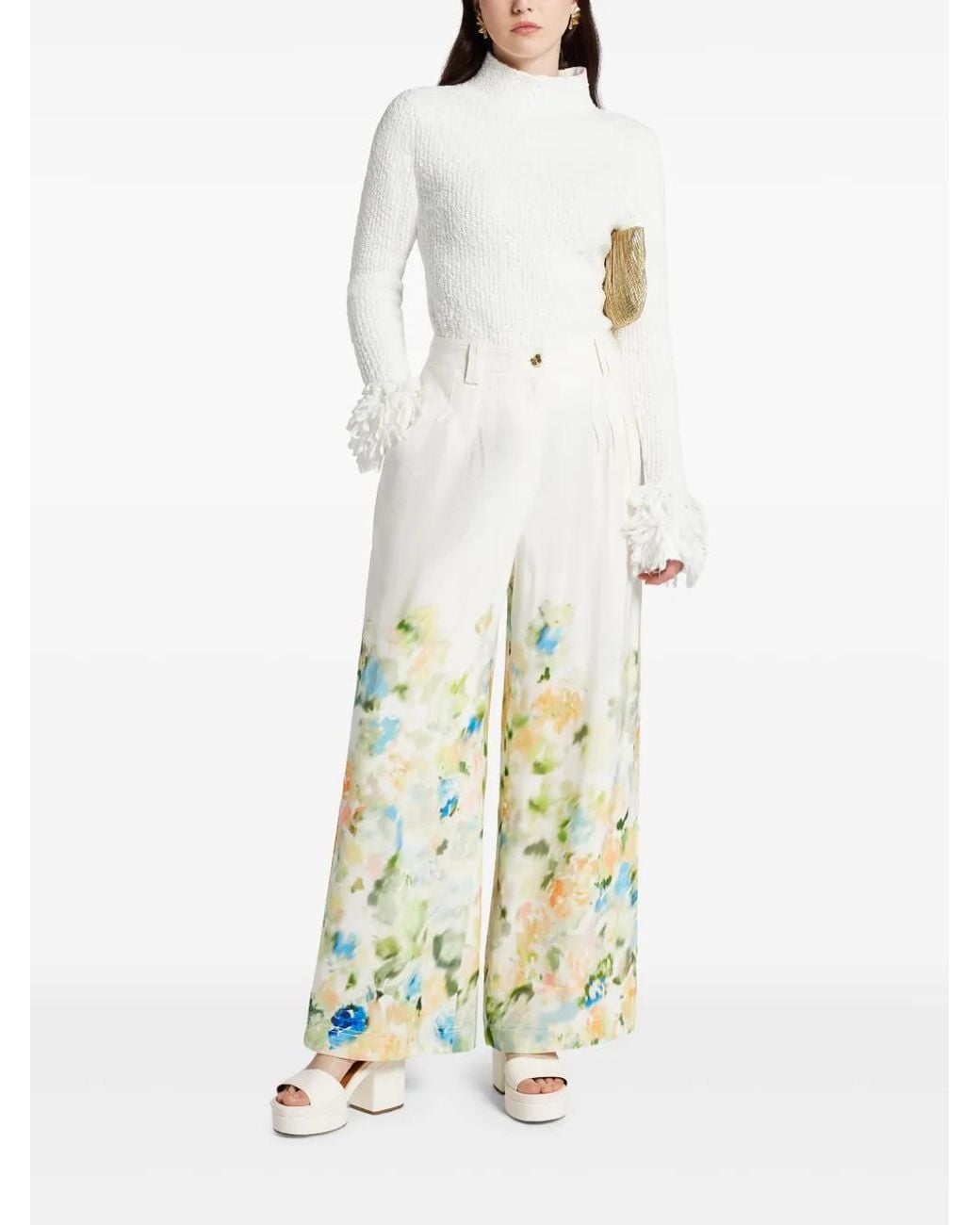 Aje. White Dreamscape Pants