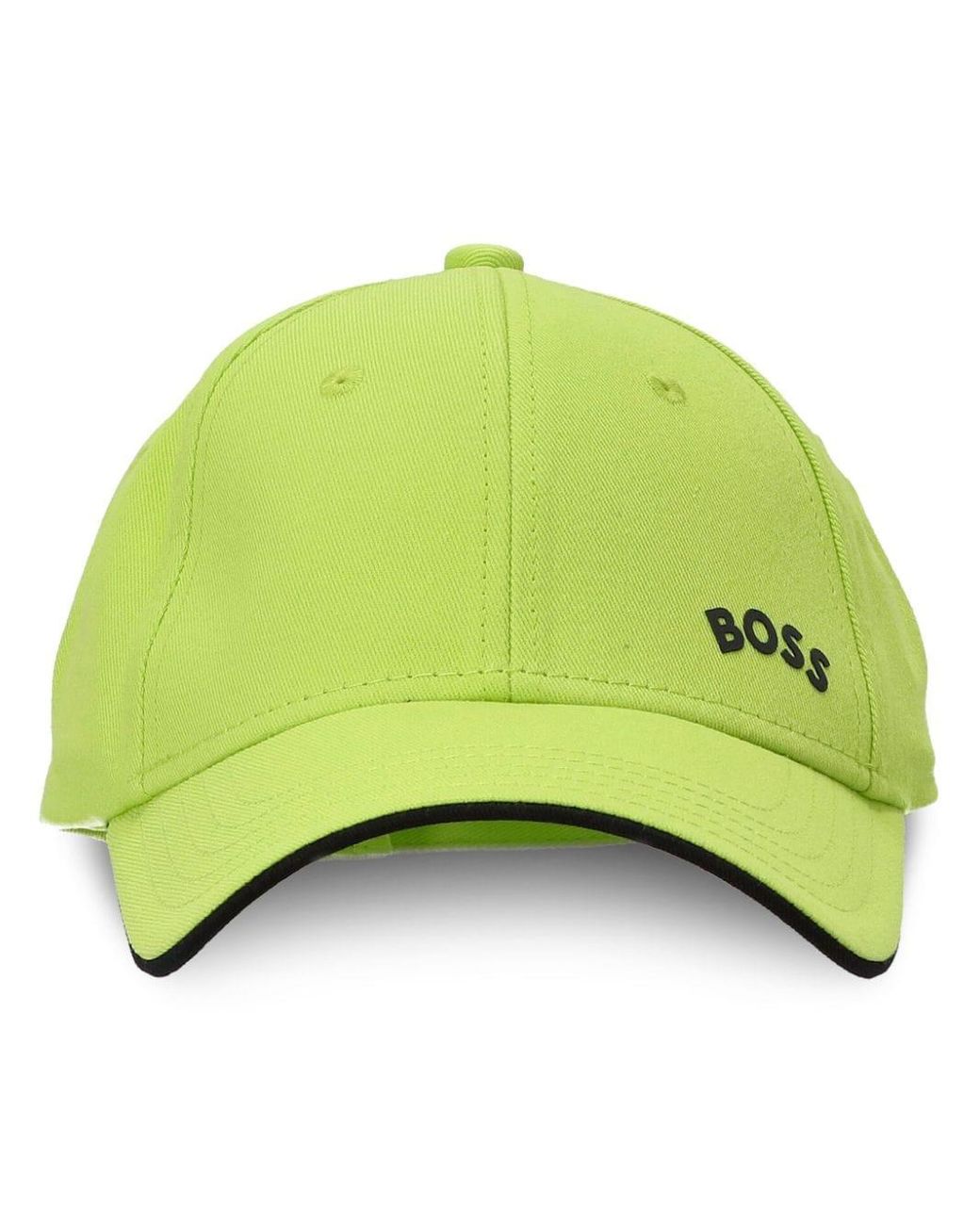 BOSS by HUGO BOSS Logo-print Cotton Baseball Cap in Green for Men | Lyst