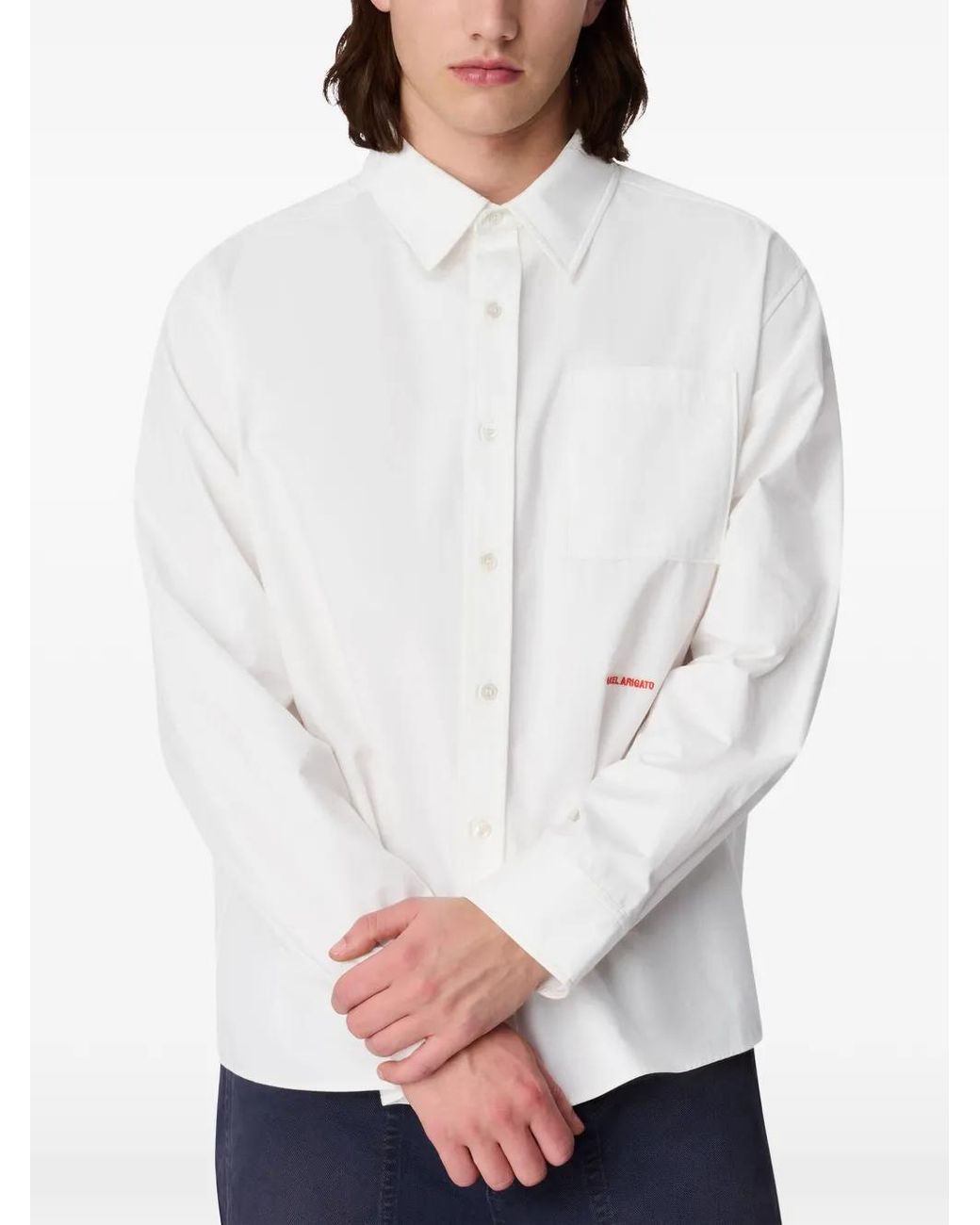Axel Arigato White Wick Logo-Print Shirt for men
