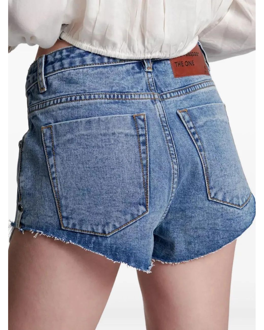 One Teaspoon Blue Outlaws Denim Shorts