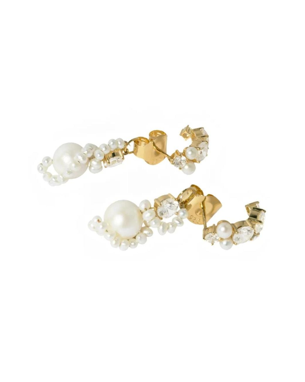 COMPLETEDWORKS Metallic Outcrop Earrings