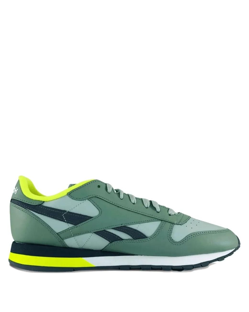 Reebok Green Classic Leather "Harmony" Sneakers for men