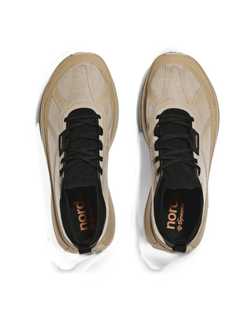 Norda White Panelled Mesh Sneakers