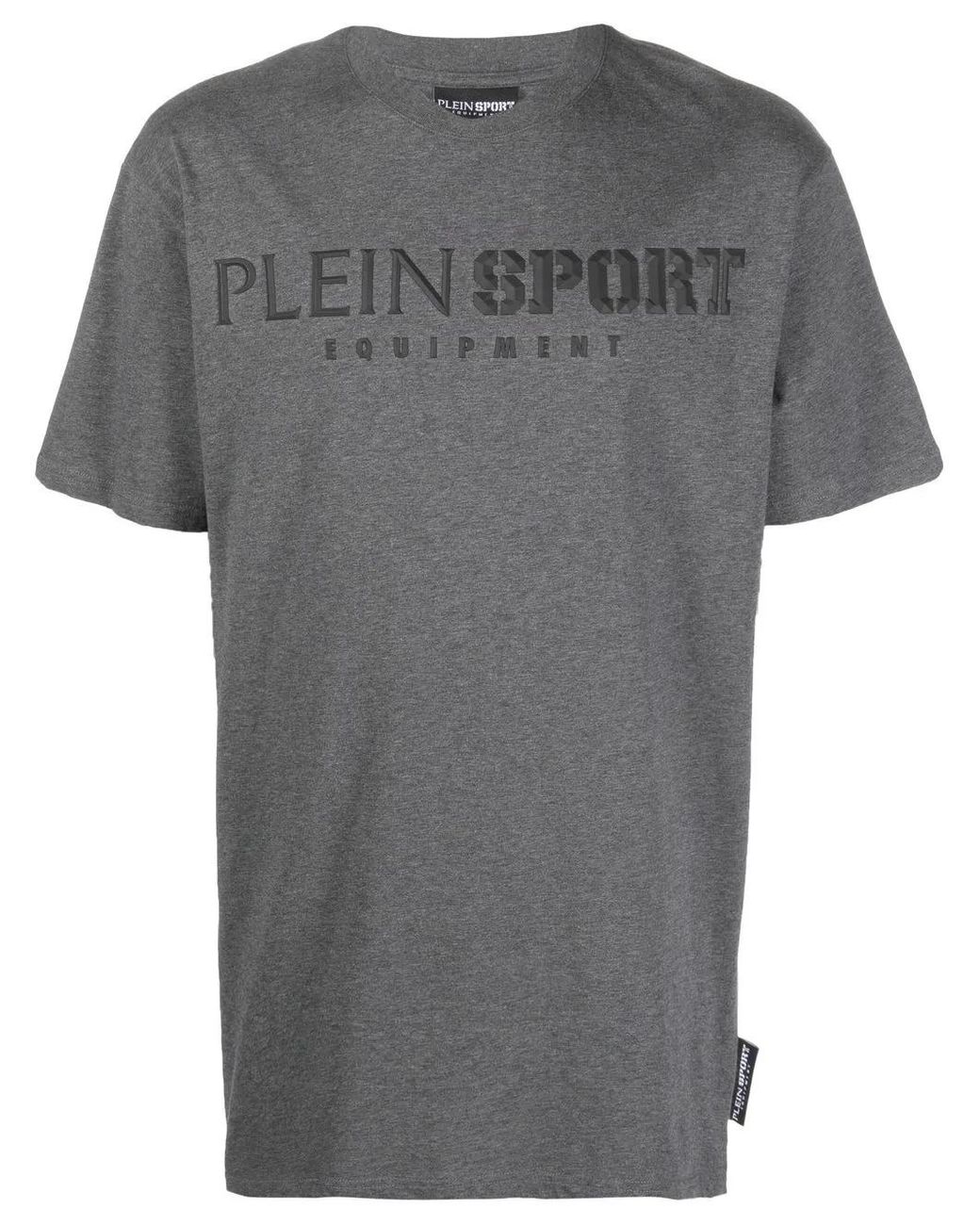 Philipp Plein Gray Logo-Print Short-Sleeve T-Shirt for men