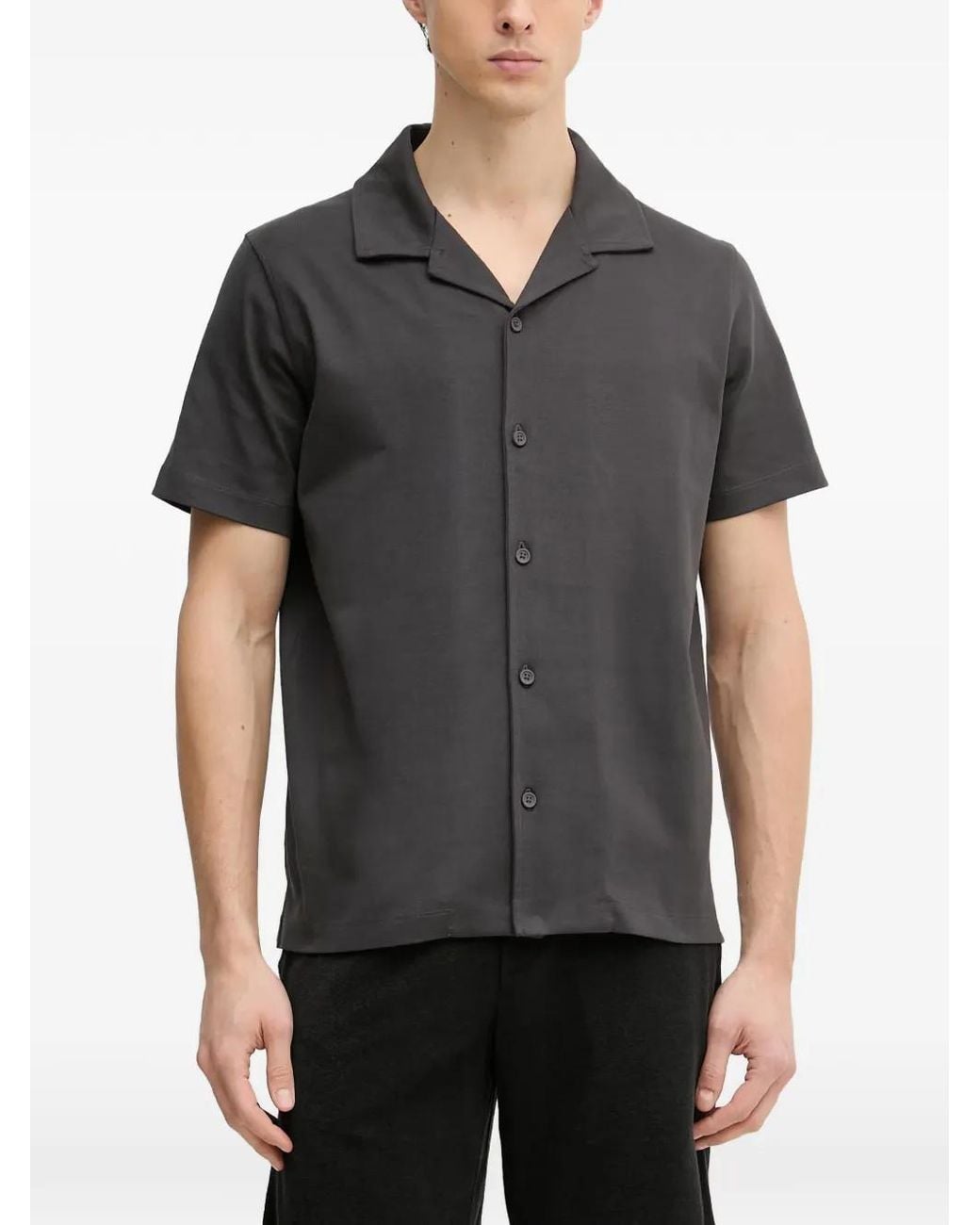 Marc O' Polo Gray Chemise À Col Cubain for men