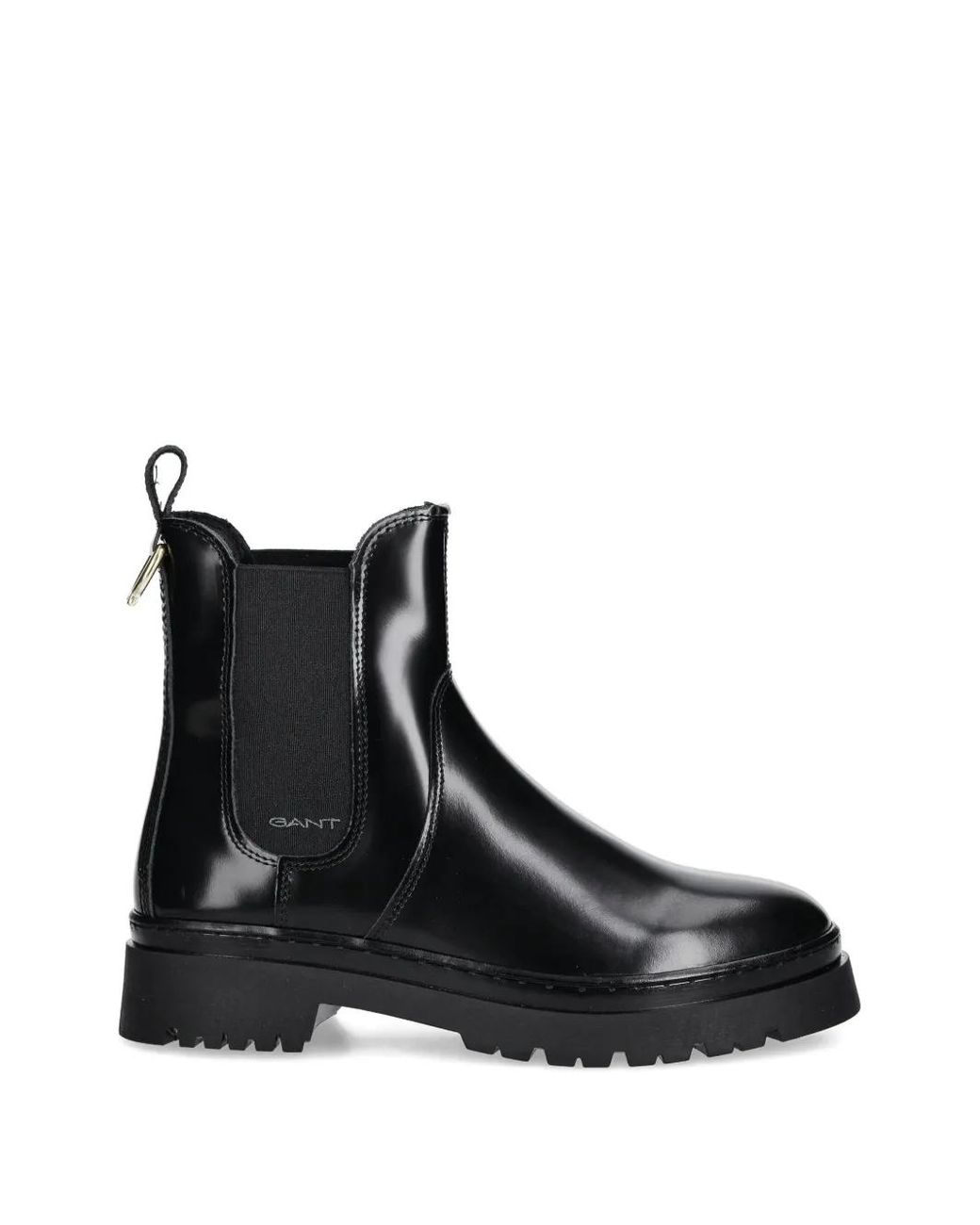 Gant Black Aligrey Pull-Tab Chelsea Boots
