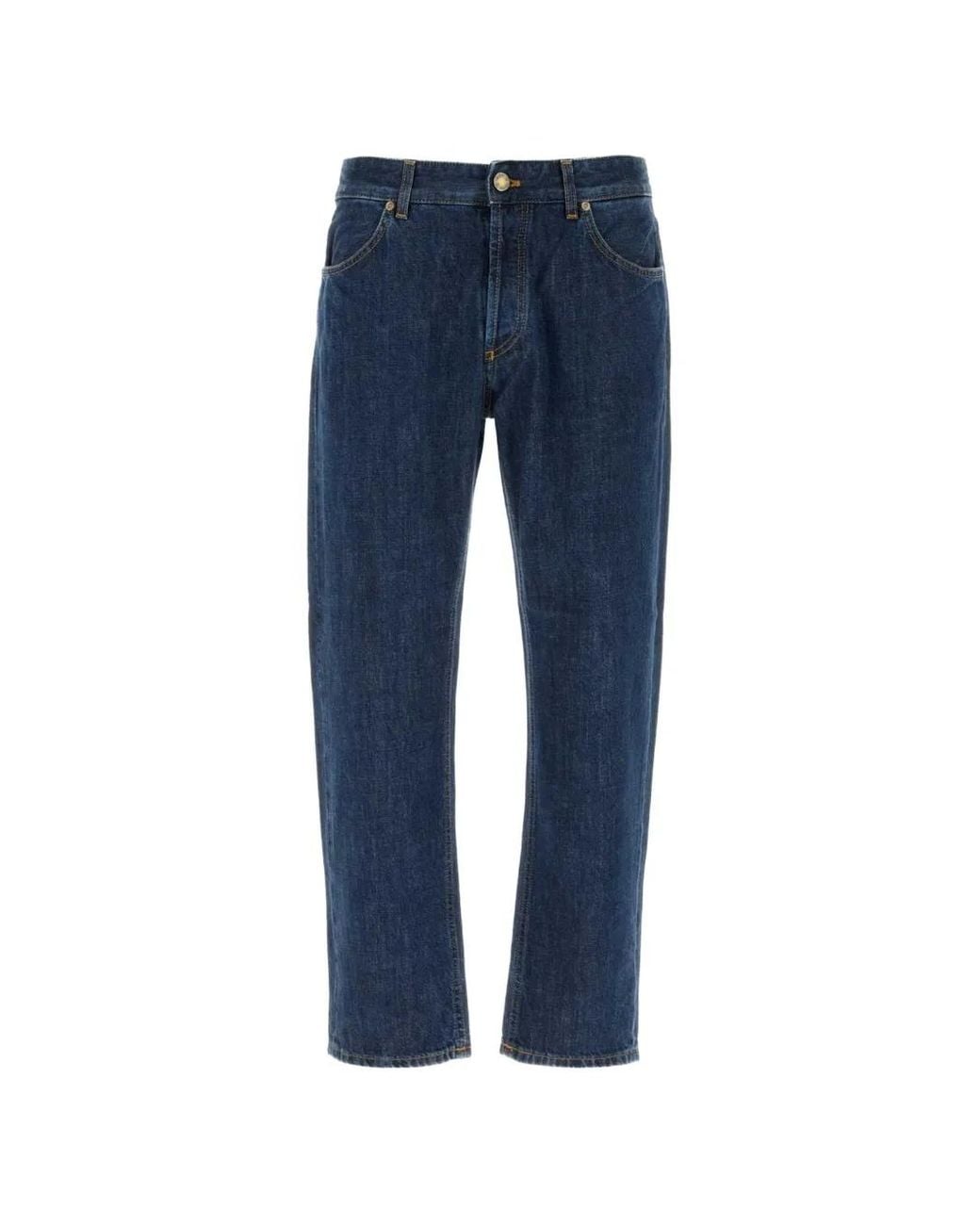 PT Torino Blue Straight-Leg Jeans for men