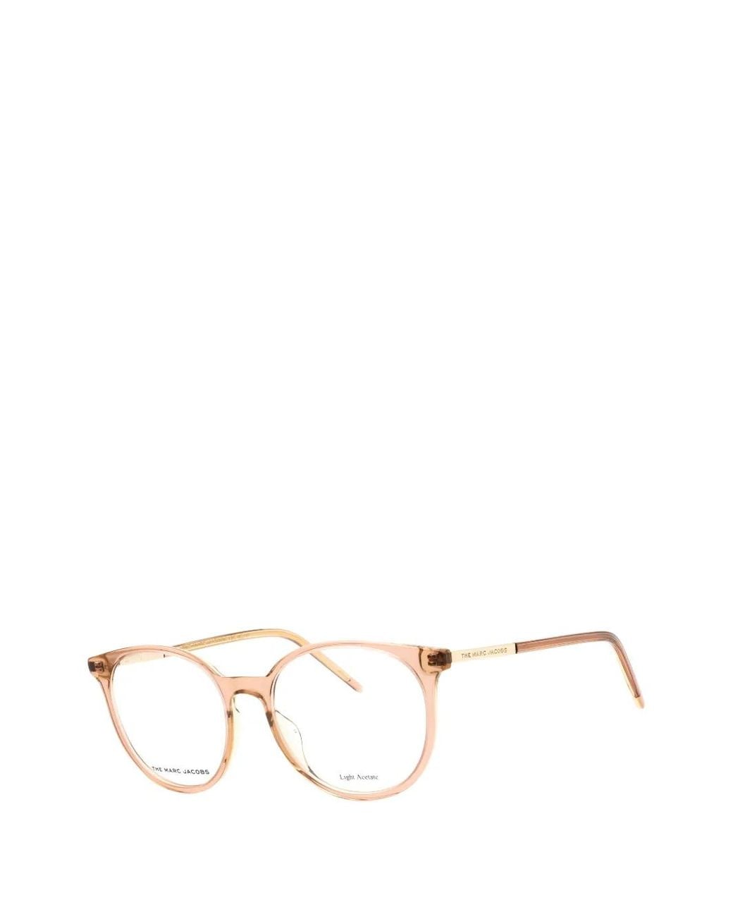 Marc Jacobs Natural Round-Frame Glasses