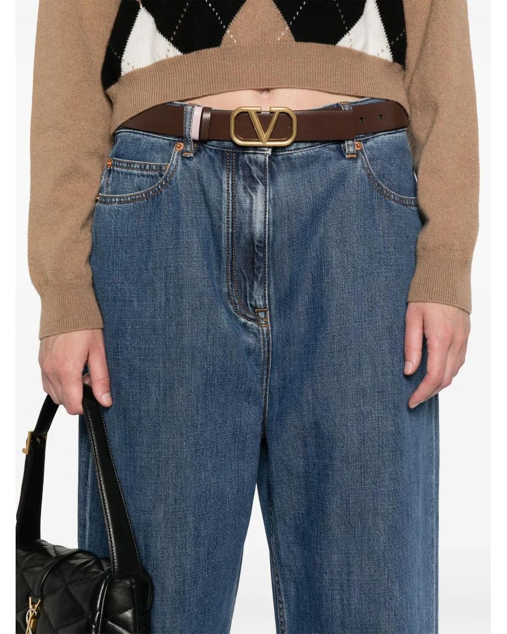 Valentino Garavani Blue Five-Pocket Jeans