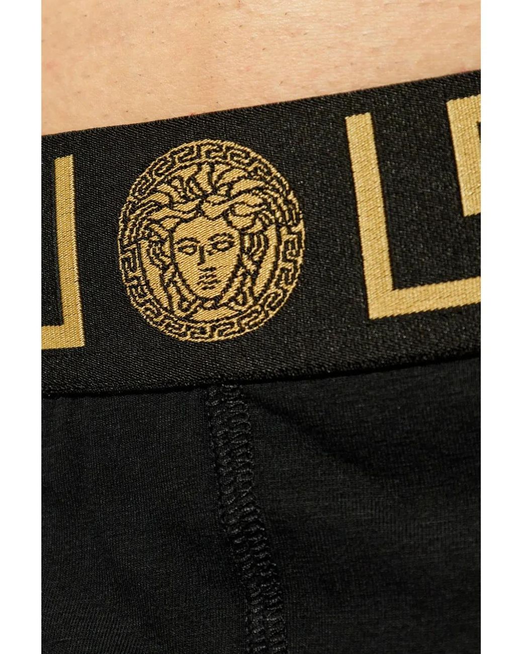 Versace Black Three-Pack Of Boxer Briefs for men