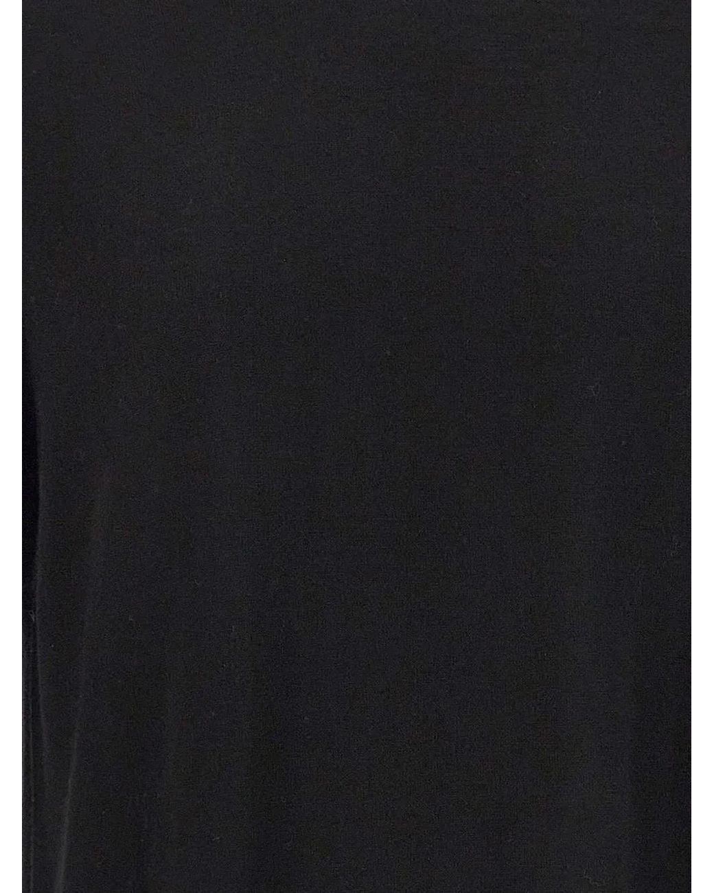 Laneus Black Ribbed-Trim Merino Wool Sweater for men