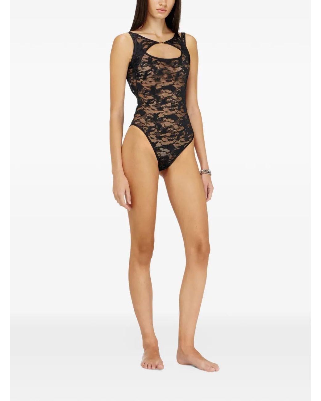 DIESEL Black Bodysuit