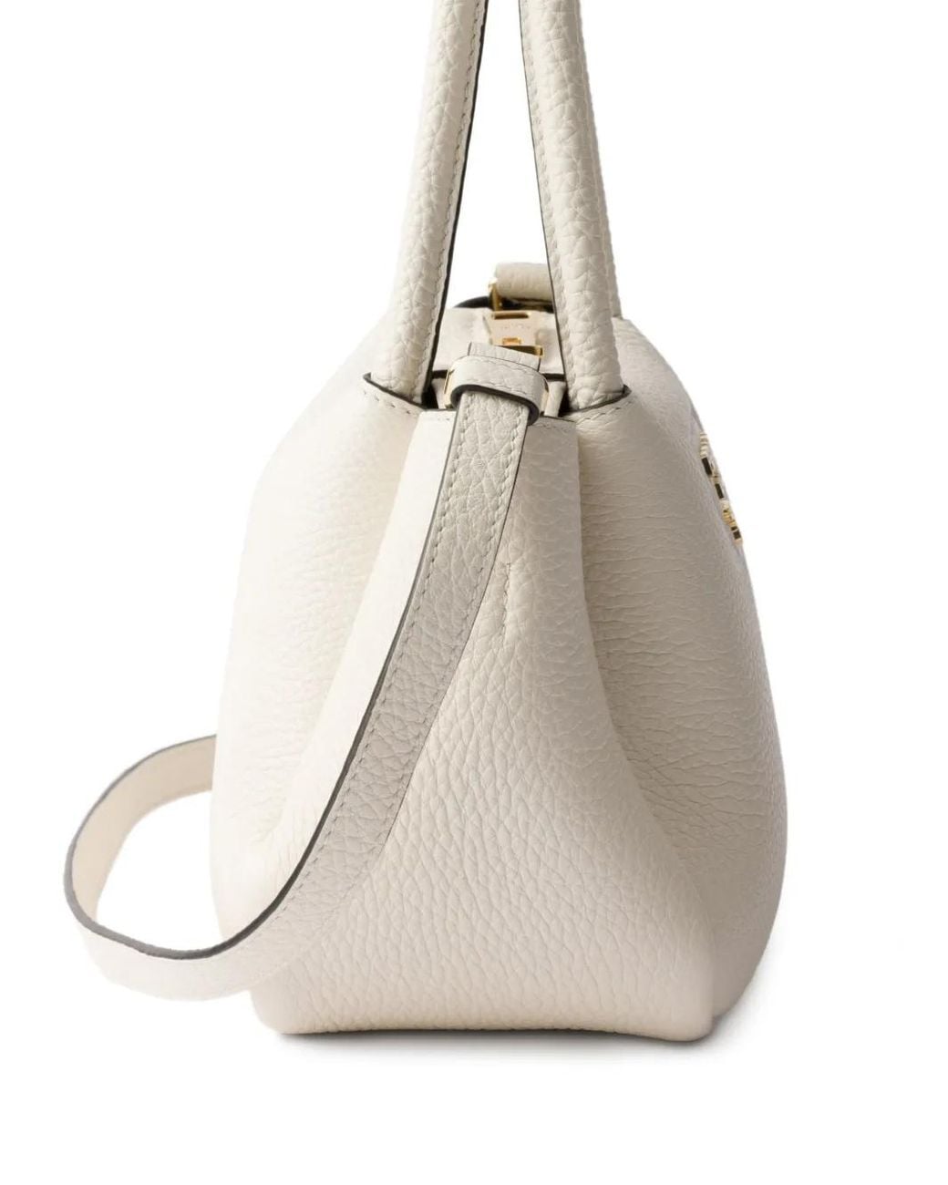 Borsa Tote Mini di Prada in White