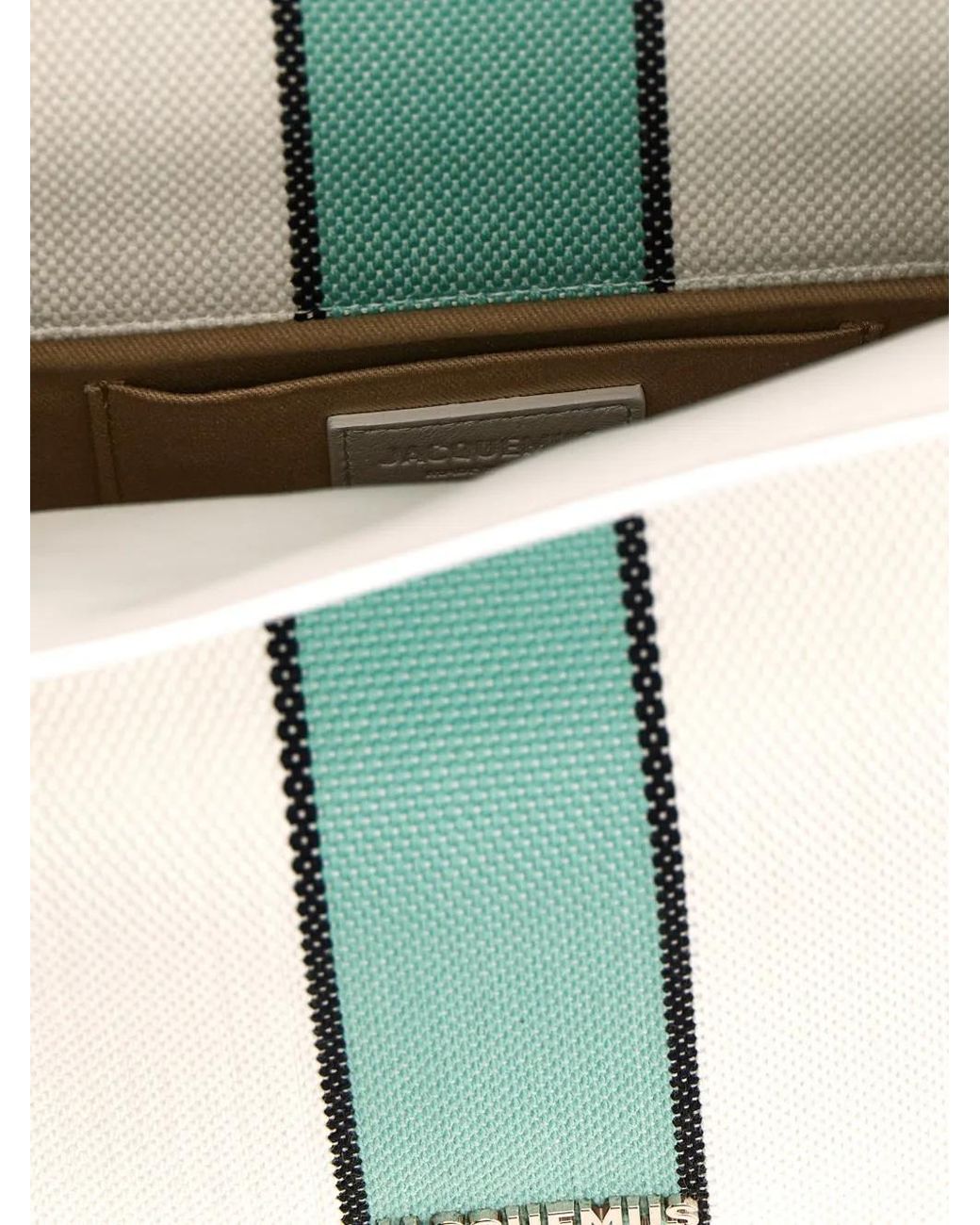 Jacquemus Green The Rond Carré Clutch