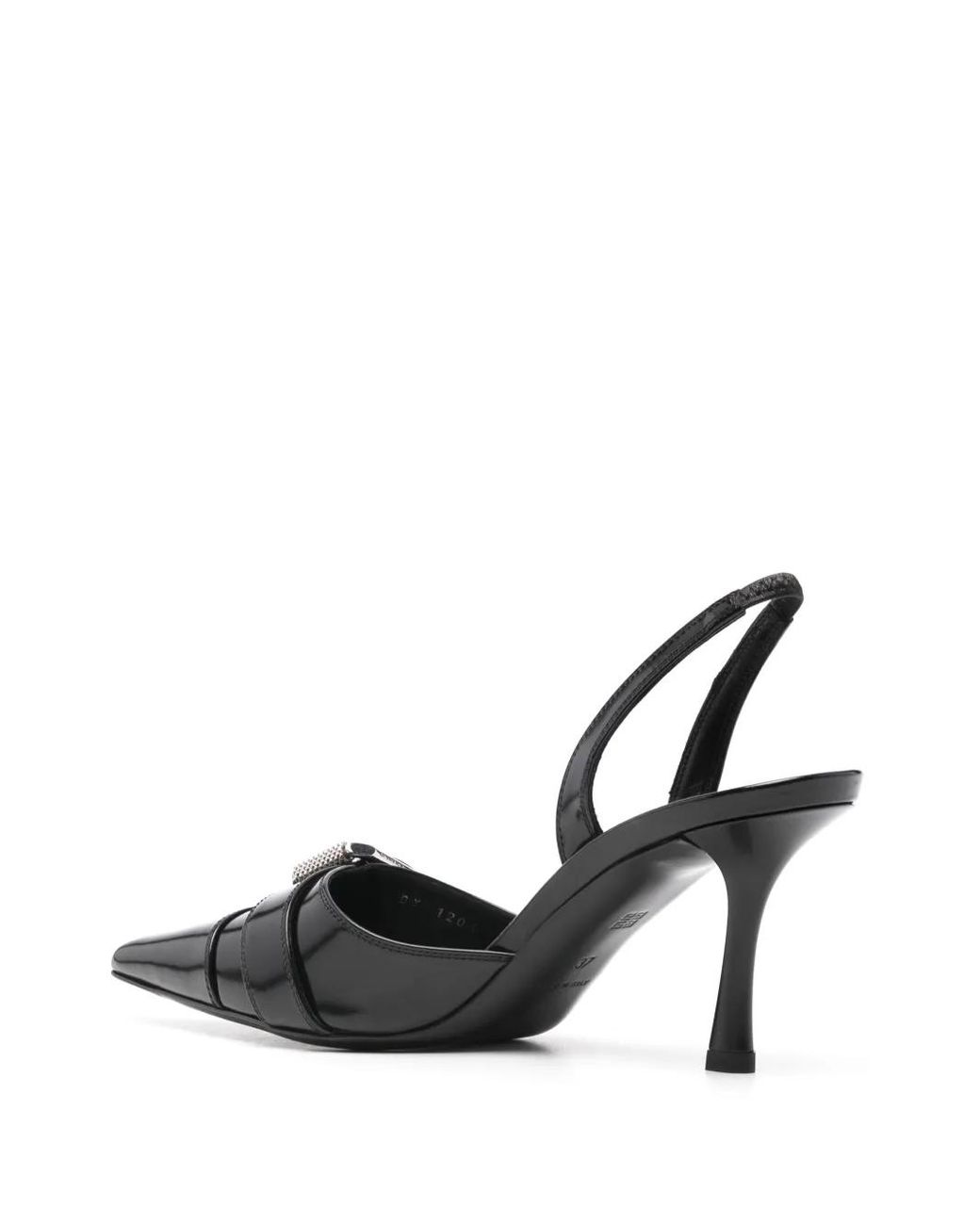 Givenchy Black Voyou Leather Pumps