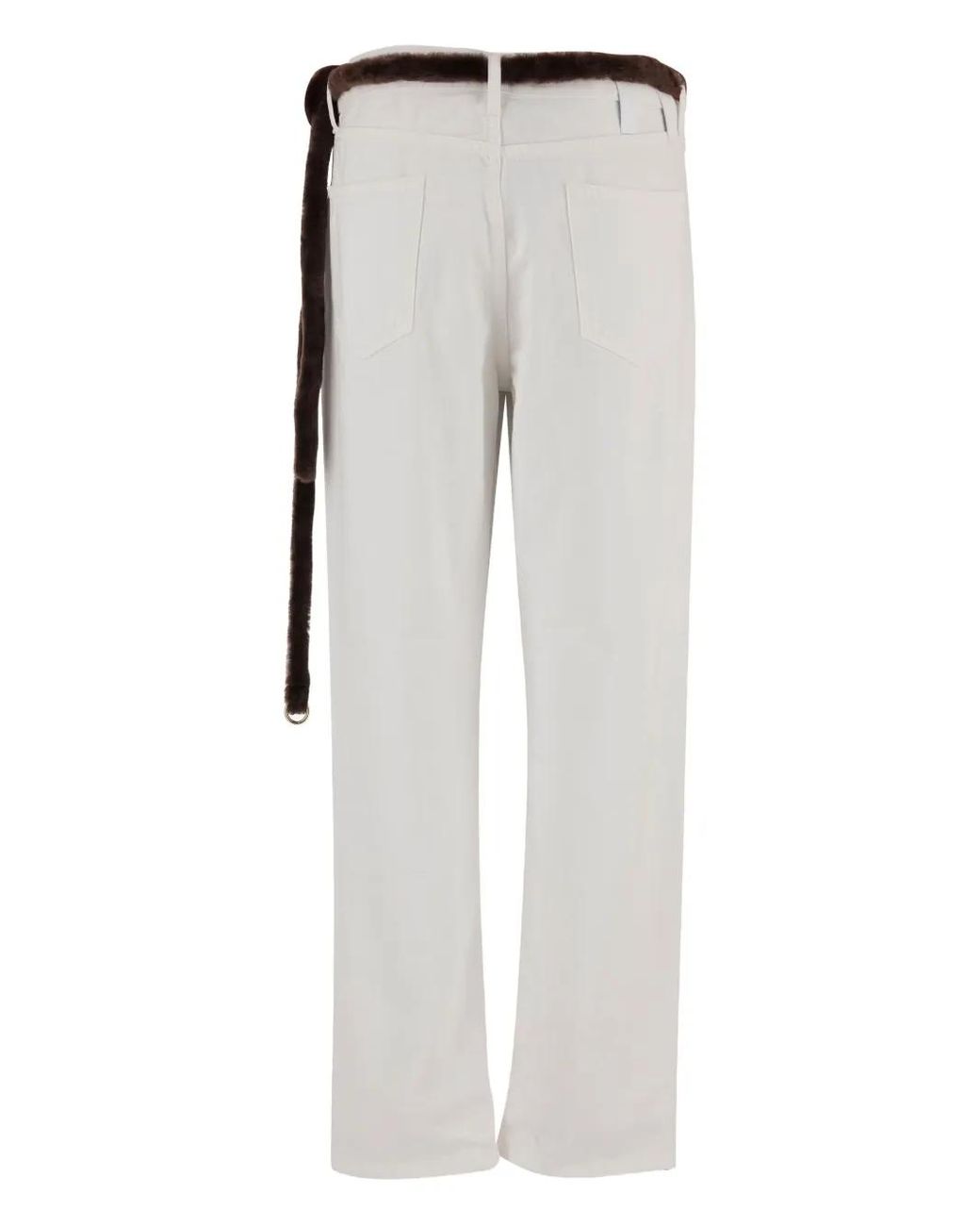 DARKPARK Gray Straight Trousers