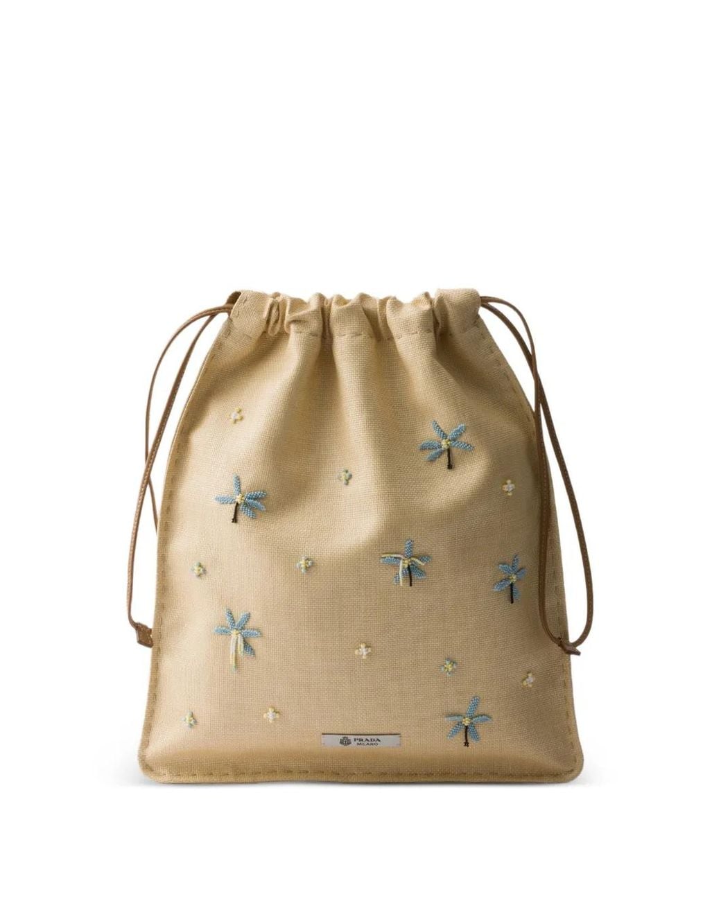 Pouch Wish di Prada in Natural