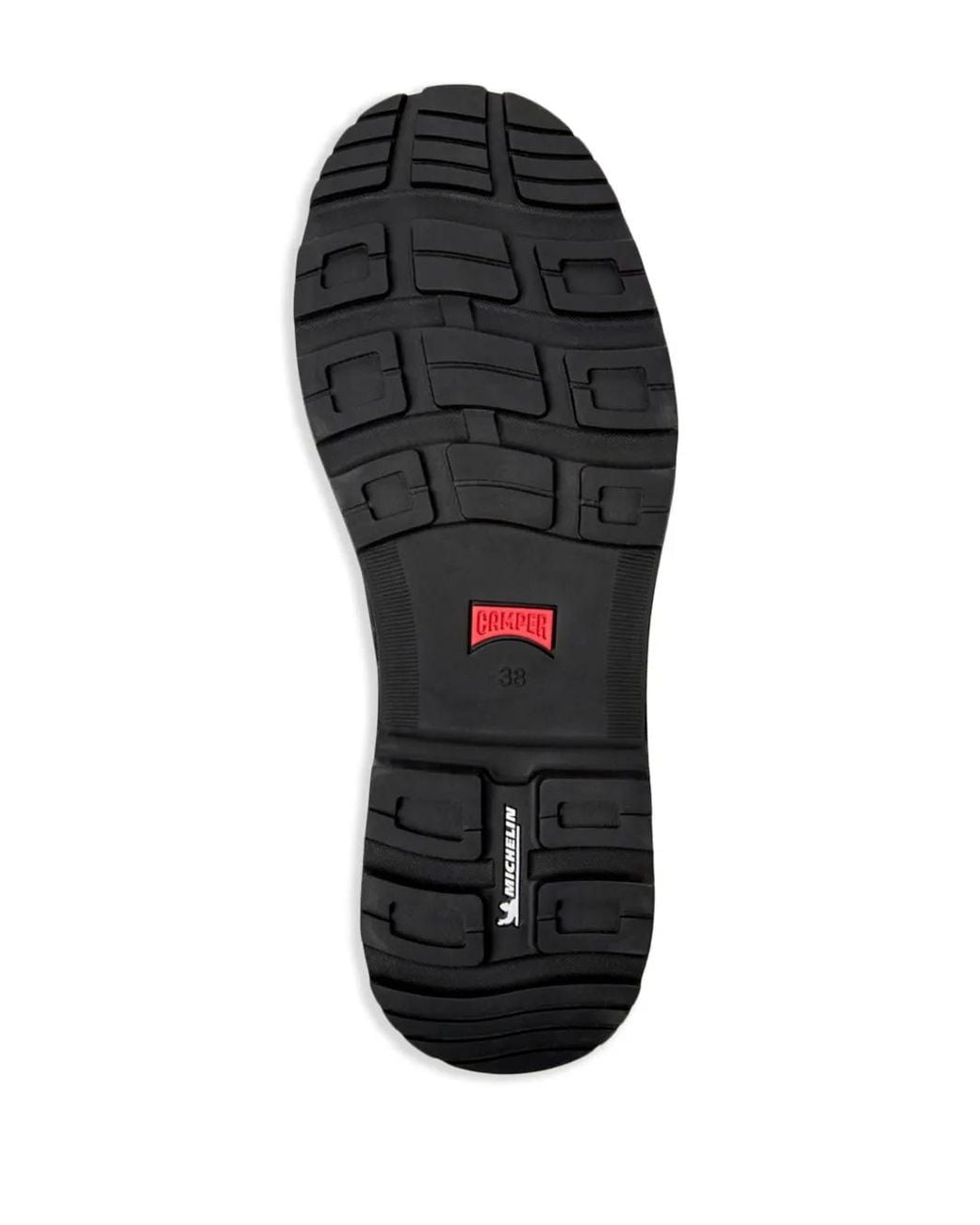 Camper Black Brutus Trek Leather Ankle Boots